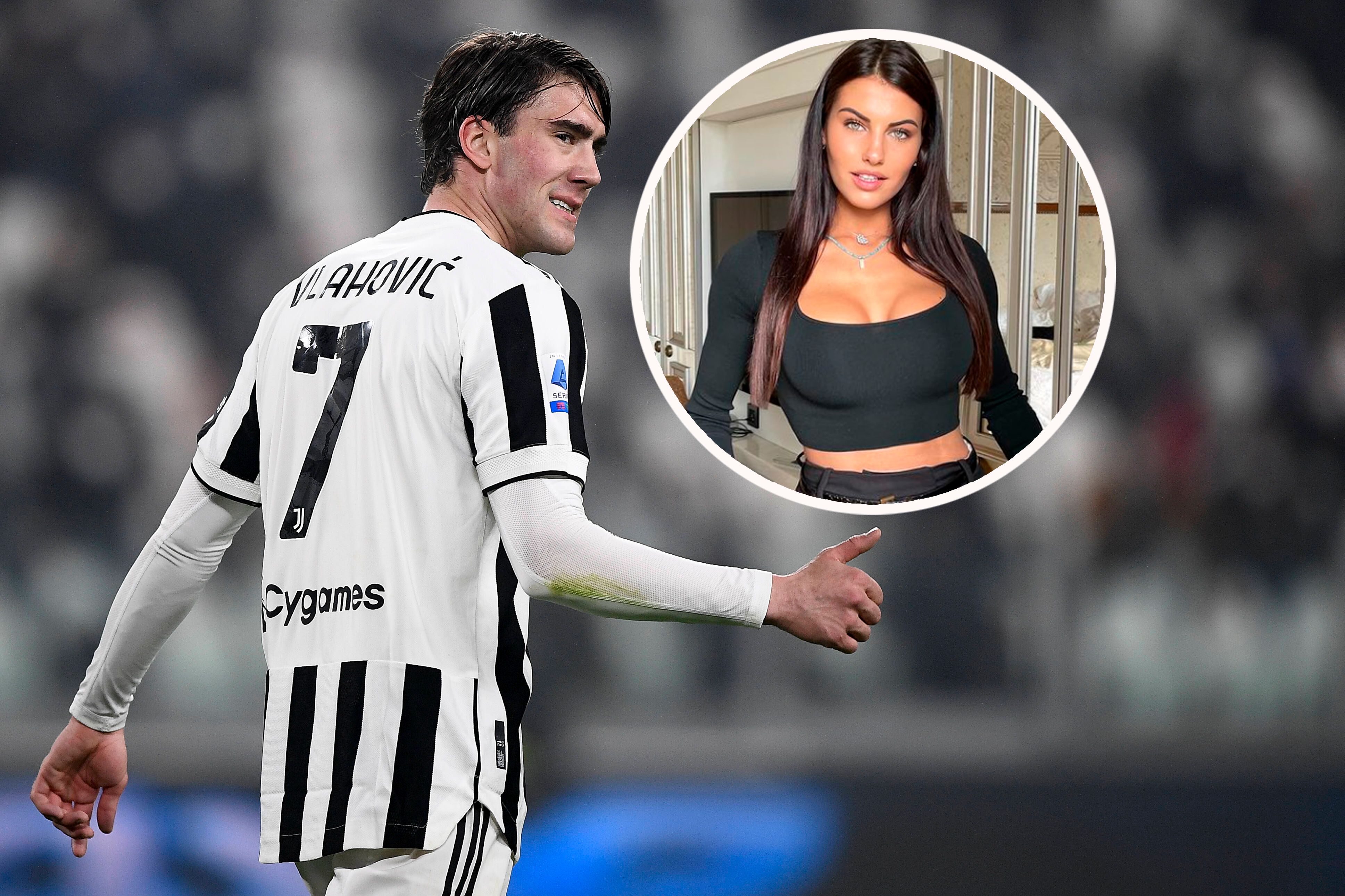 Dusan Vlahovic (l.) und Carolina Stramare