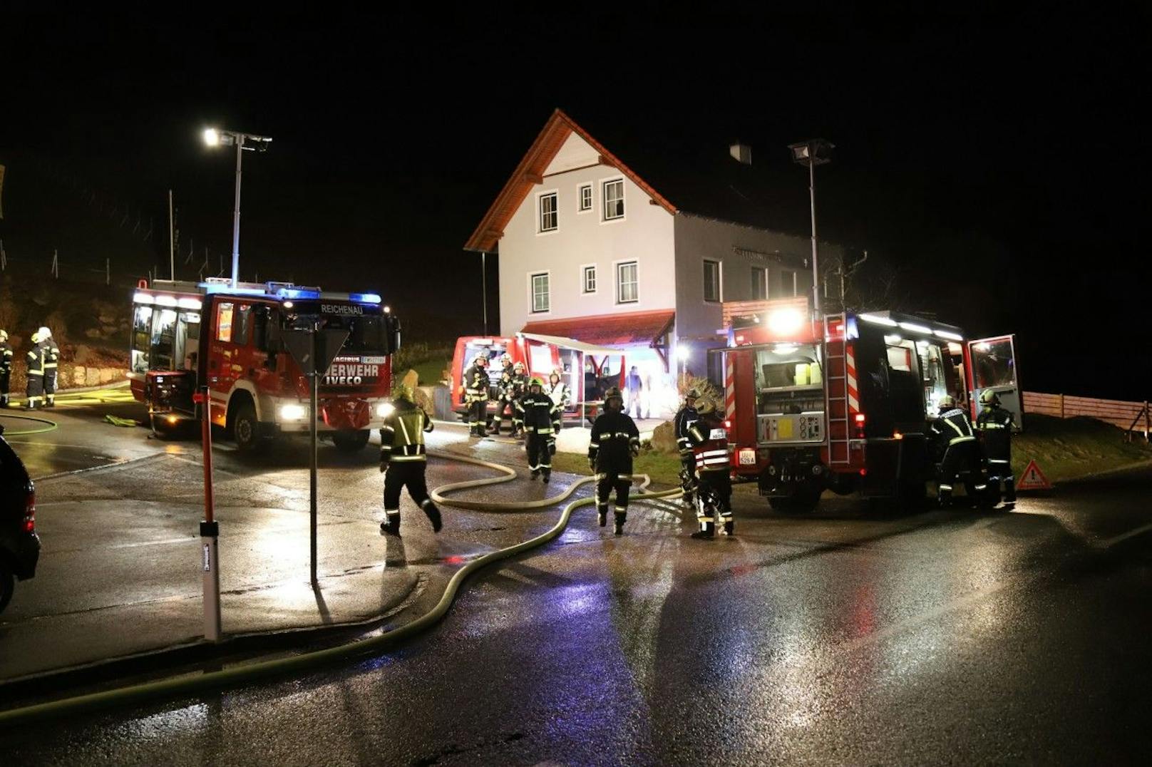 Drei Feuerwehren waren im Einsatz