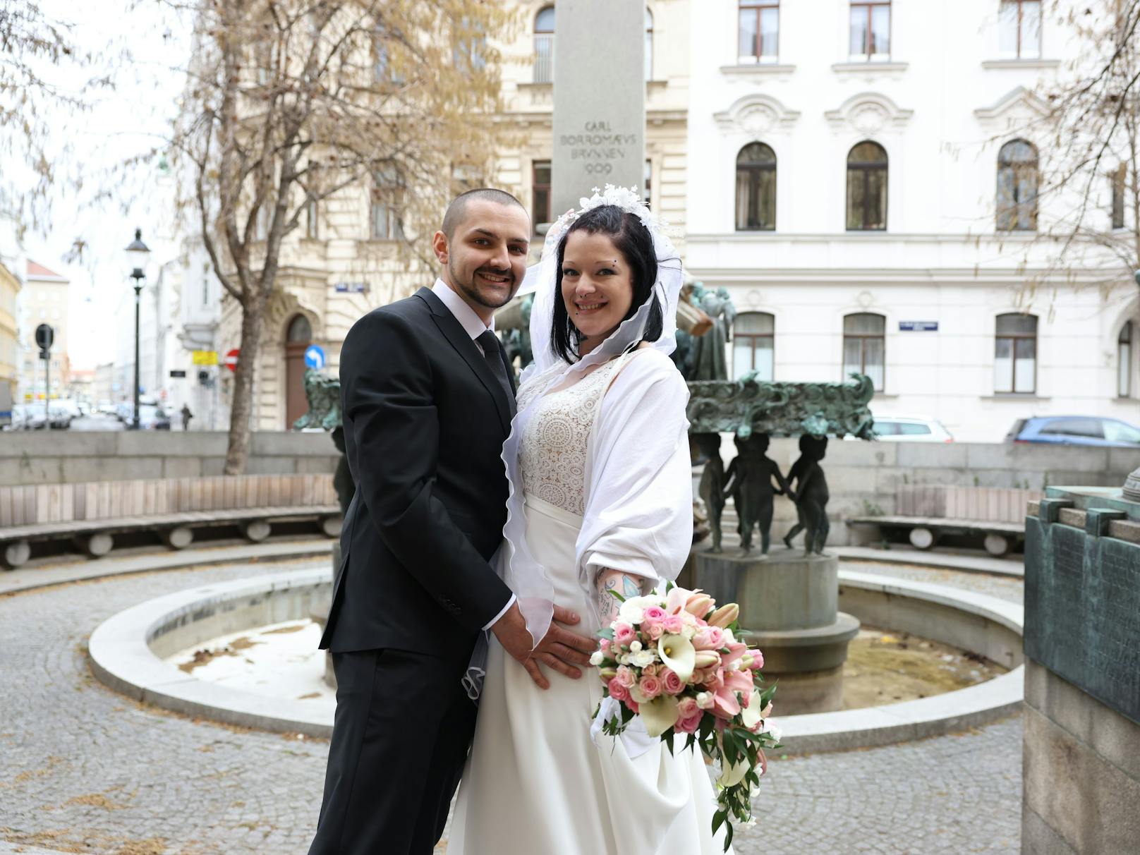 Rebecca (28) und Alfred (29) haben am 22.2.2022 spontan in Wien geheiratet.