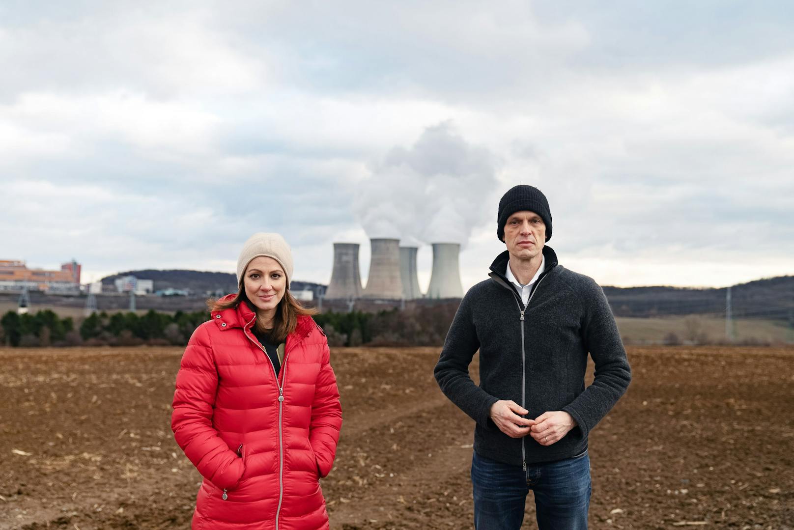 Lisa Gadenstätter mit  Reinhard Uhrig (Global  2000) in Mochovce