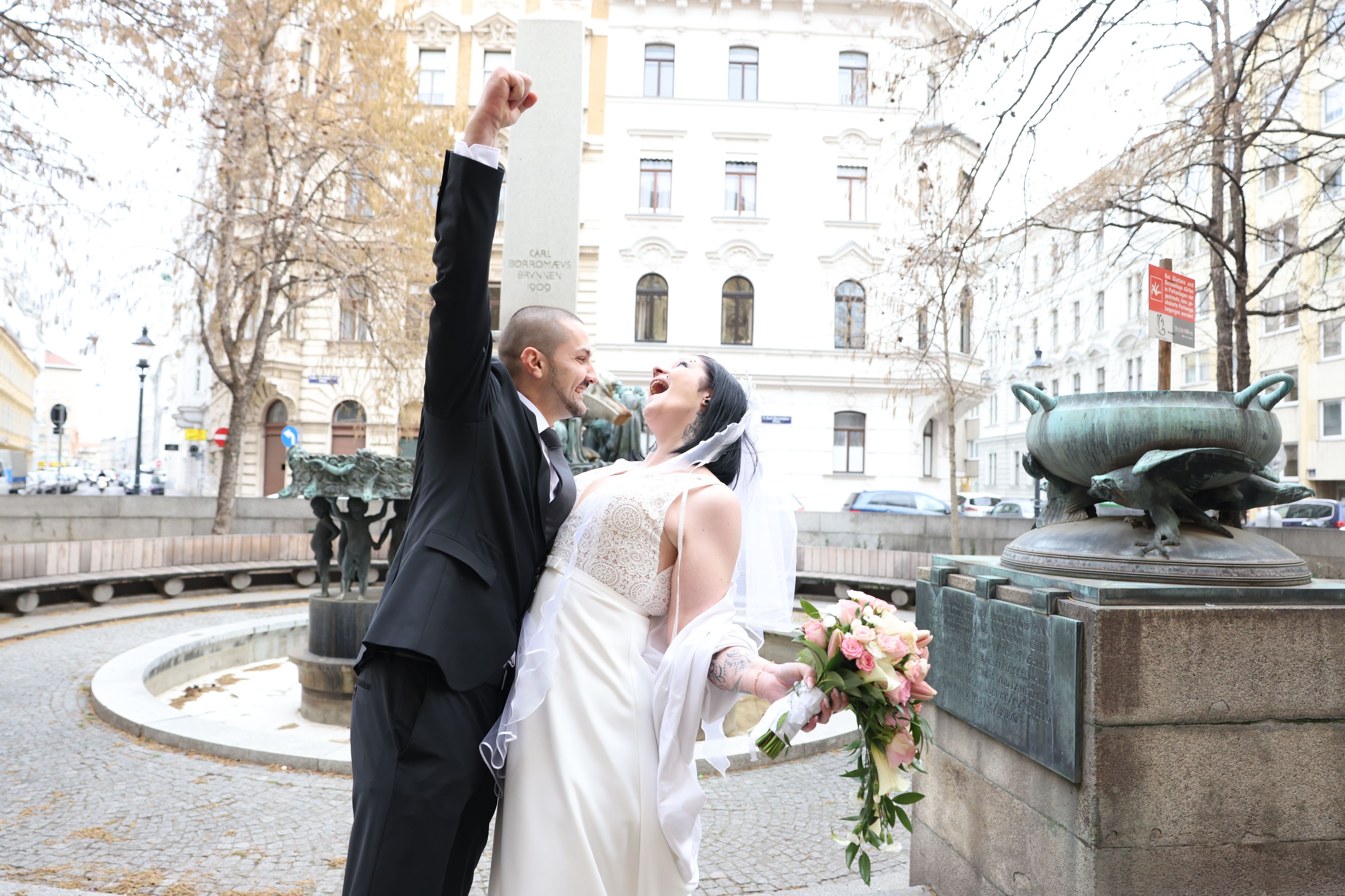 In Wien haben sich am 22.2.2022 einige Paare das Jawort gegeben. Auch&nbsp;Rebecca (28) und Alfred (29) haben sich getraut.