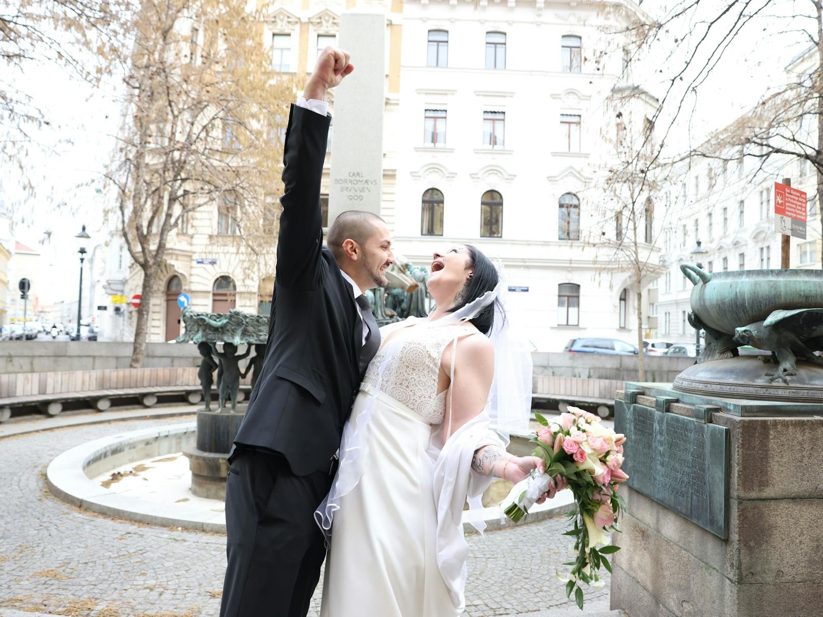 In Wien haben sich am 22.2.2022 einige Paare das Jawort gegeben. Auch&nbsp;Rebecca (28) und Alfred (29) haben sich getraut.