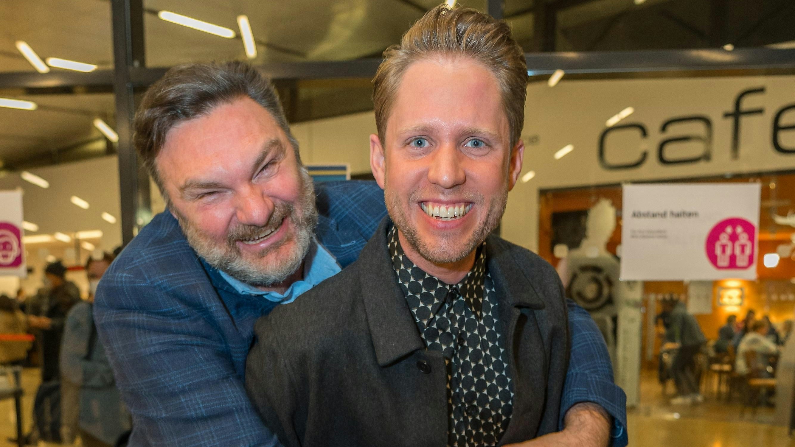 Ebenfalls bei der Premiere: Martin Leutgeb und Markus Freistätter.
