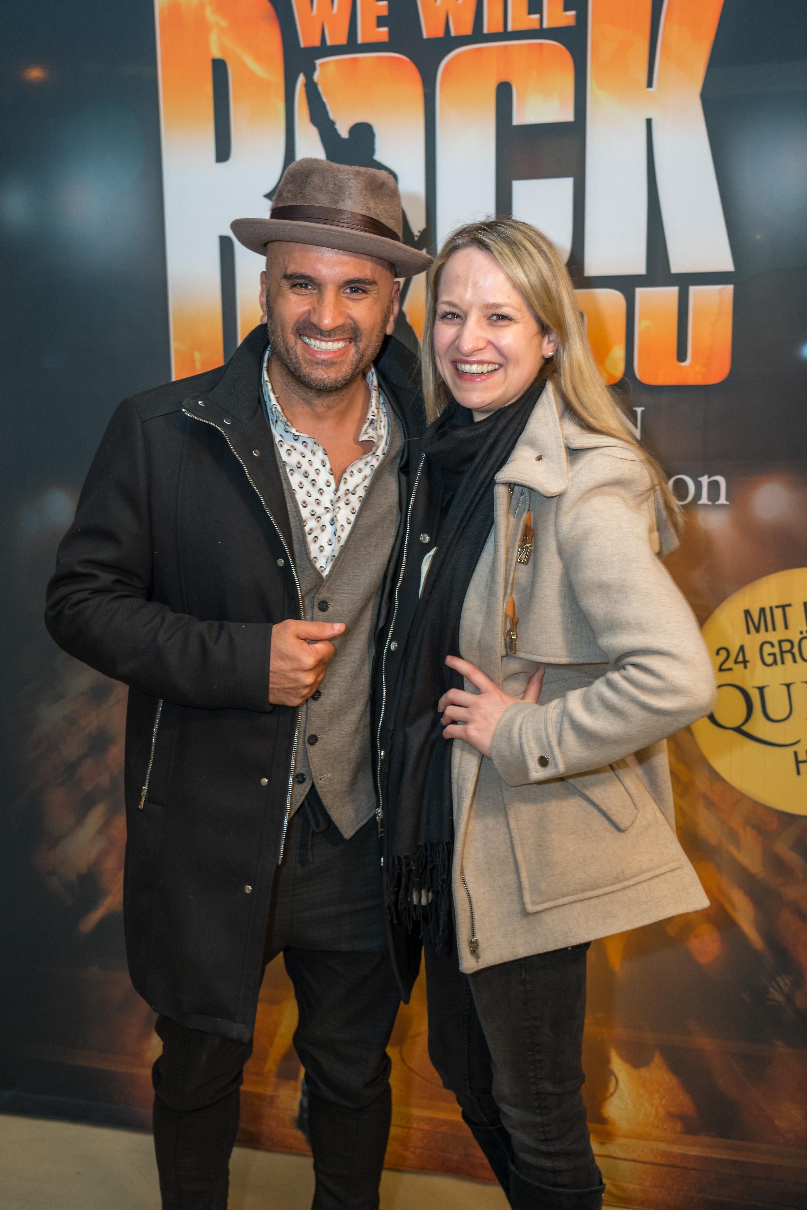 Eric Papilaya mit seiner guten Freundin Silke.