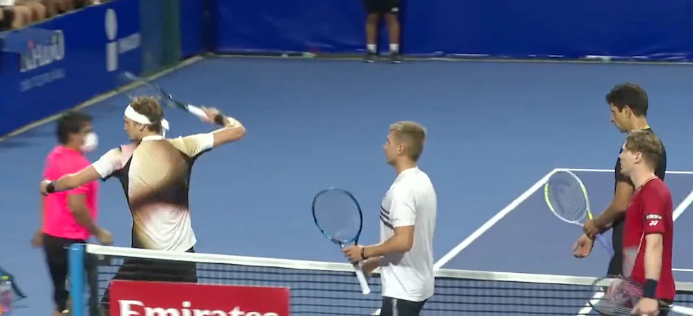 Alexander Zverev wirft sein Mexiko-Turnier weg.