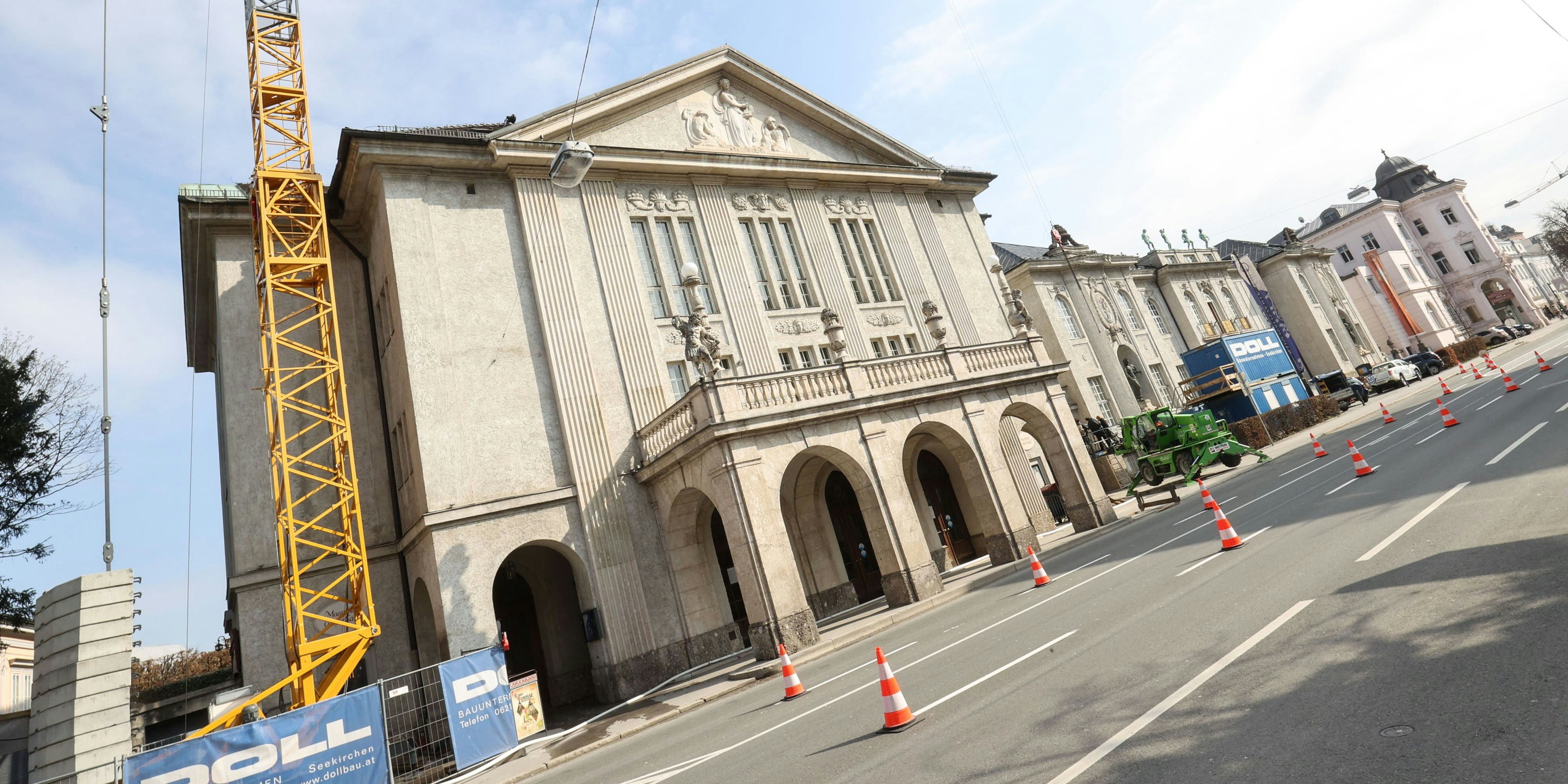 Der Unfall ereignete sich auf der Baustelle des Salzburger Mozarteums.