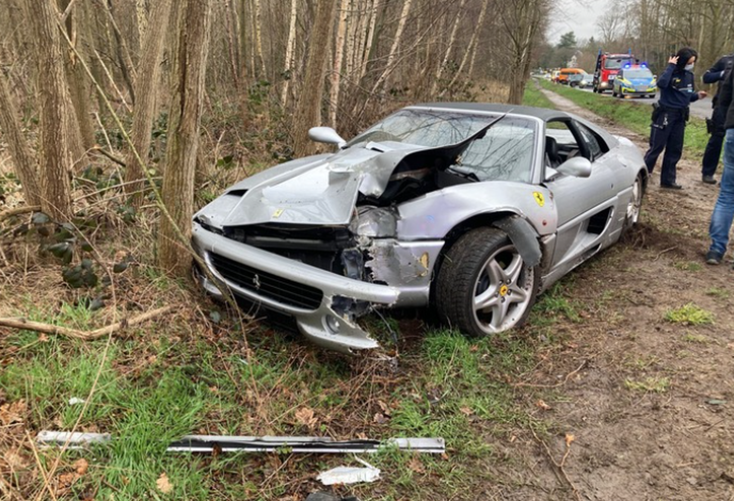 Der Bolide kam gerade frisch aus der Werkstatt. 