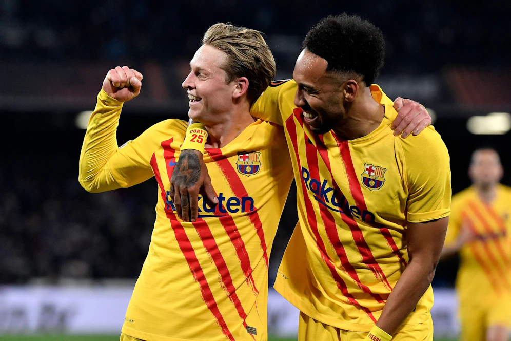 Barcelona jubelt gegen Napoli