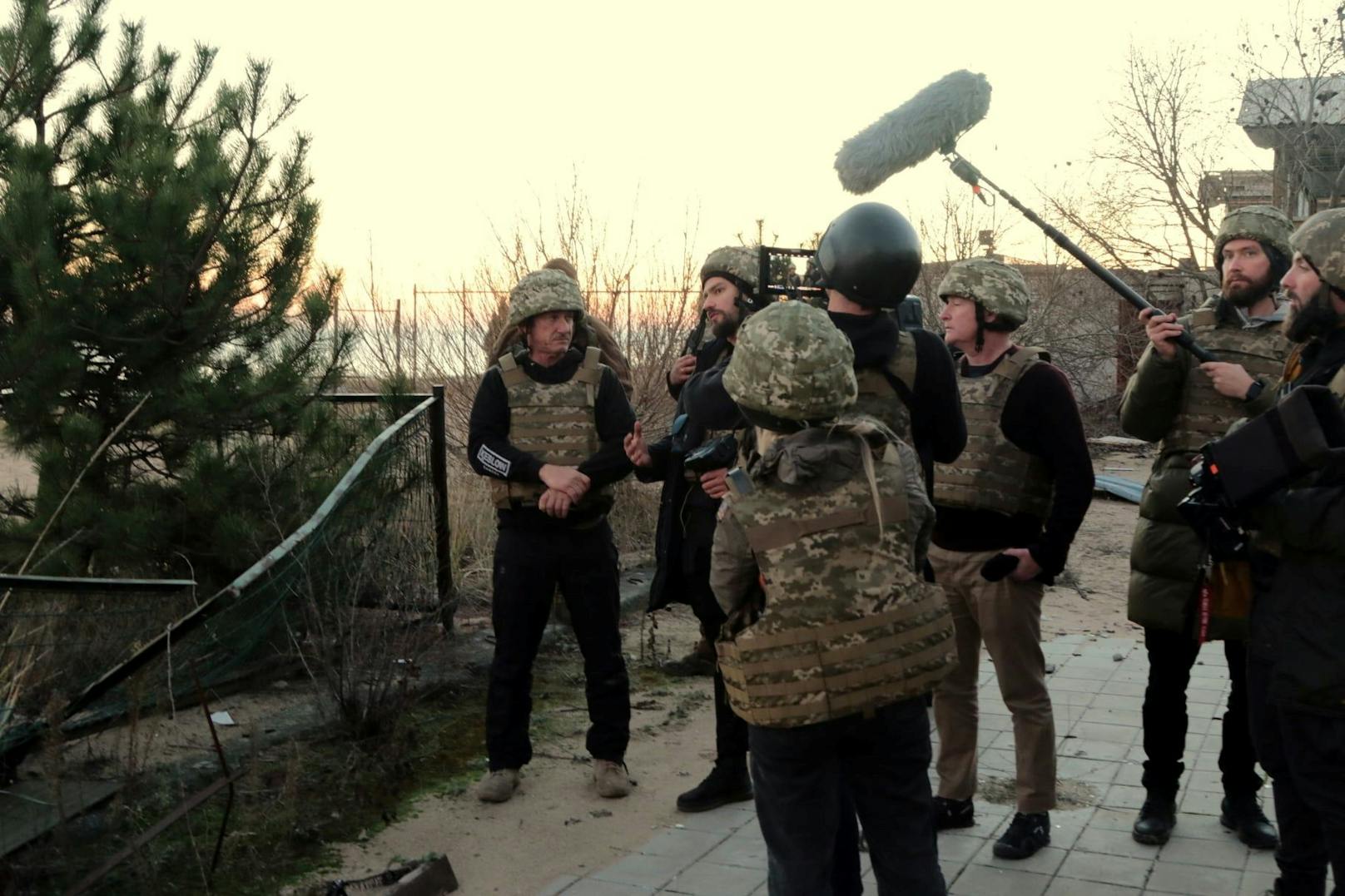 Es war nicht der erste Besuch von Sean Penn in der Ukraine.