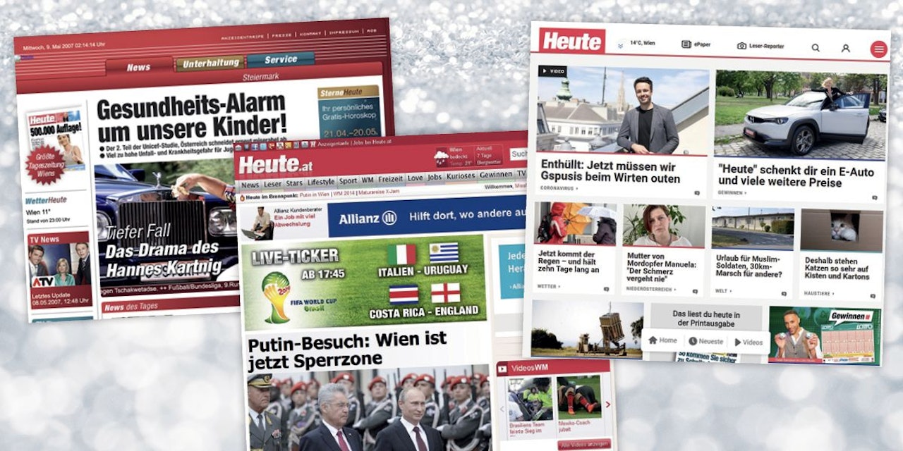 Heute.at - Von Helene Fischer bis Corona – 15 Jahre Heute.at