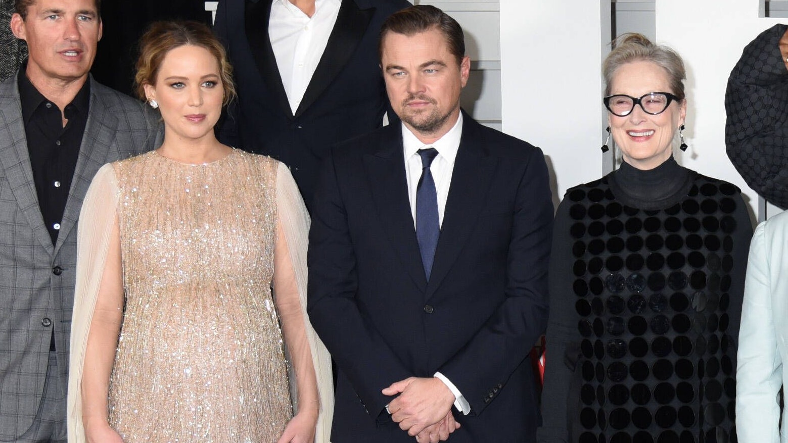 Jennifer Lawrence an der Seite von Leonardo DiCaprio und Meryl Streep bei der "Don't Look Up"-Premiere in New York