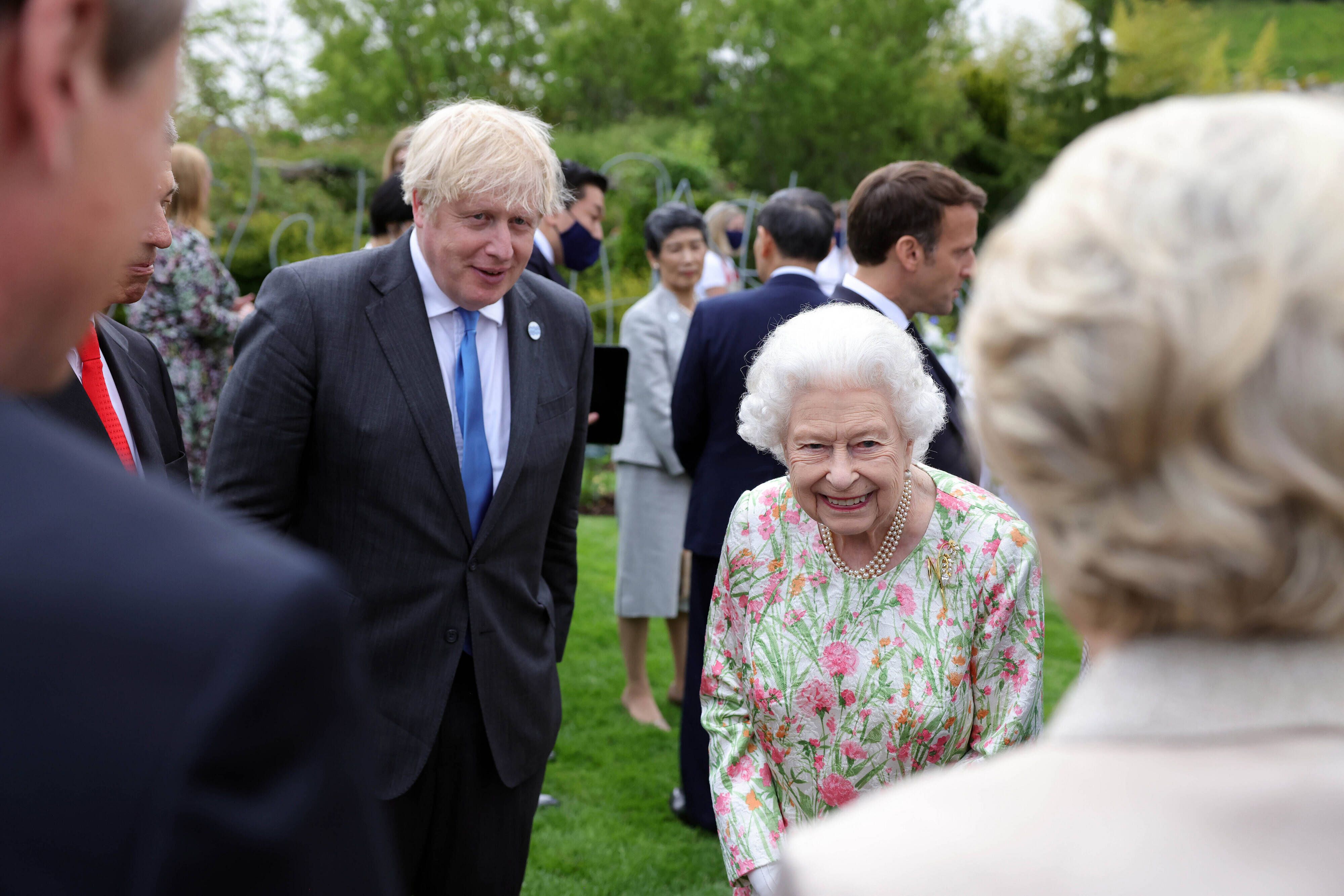 Boris Johnson mit Queen Elizabeth II.