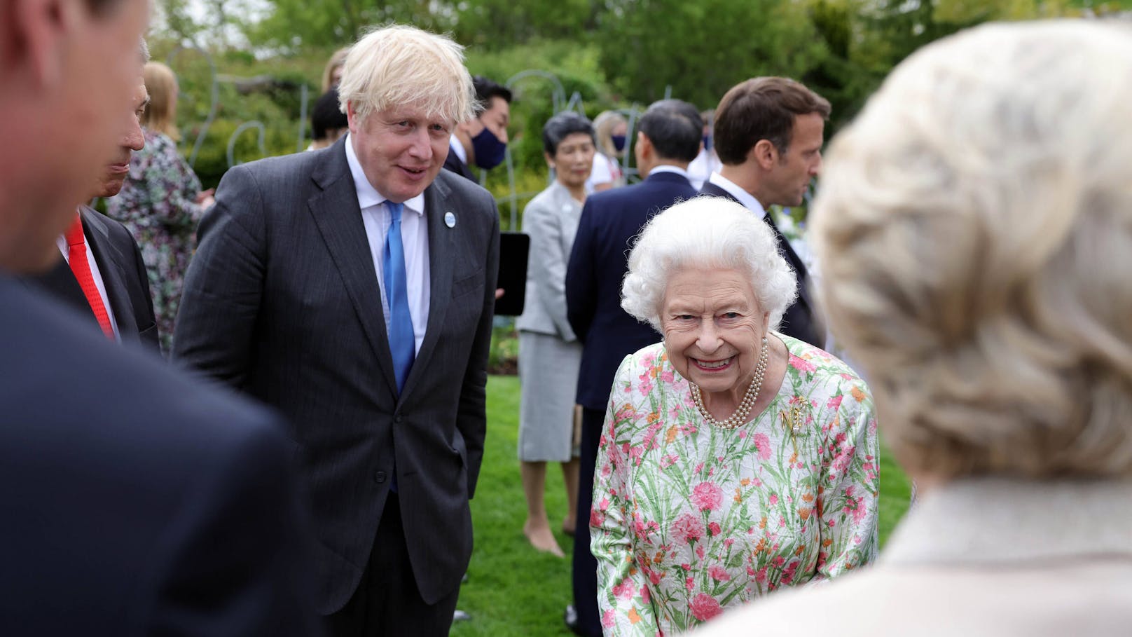 Boris Johnson mit Queen Elizabeth II.