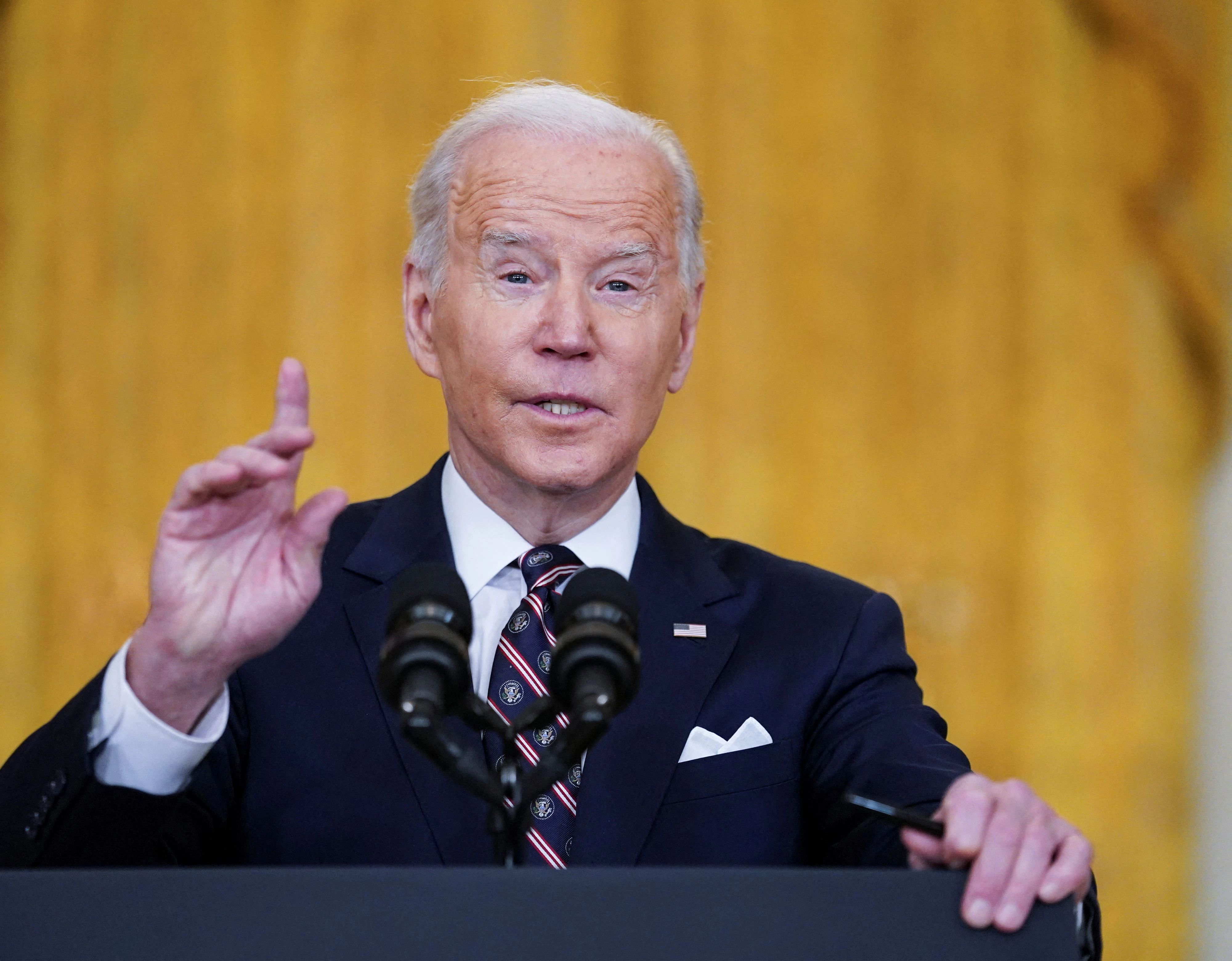 Biden hatte den von Russland «vorsätzlich» begonnenen «Krieg» zuvor bereits verurteilt und weitere Sanktionen angekündigt.