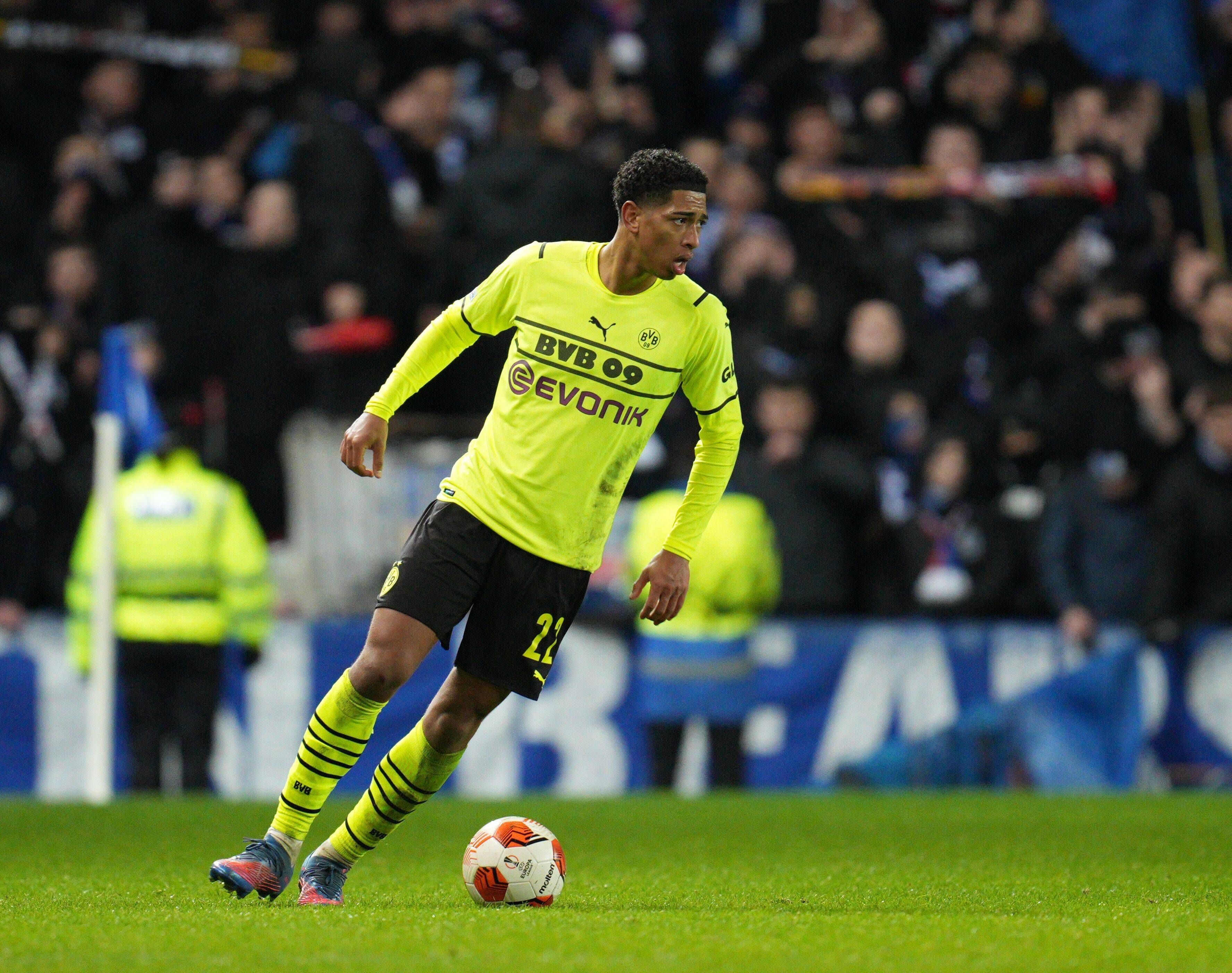 Jude Bellingham in Glasgow. 