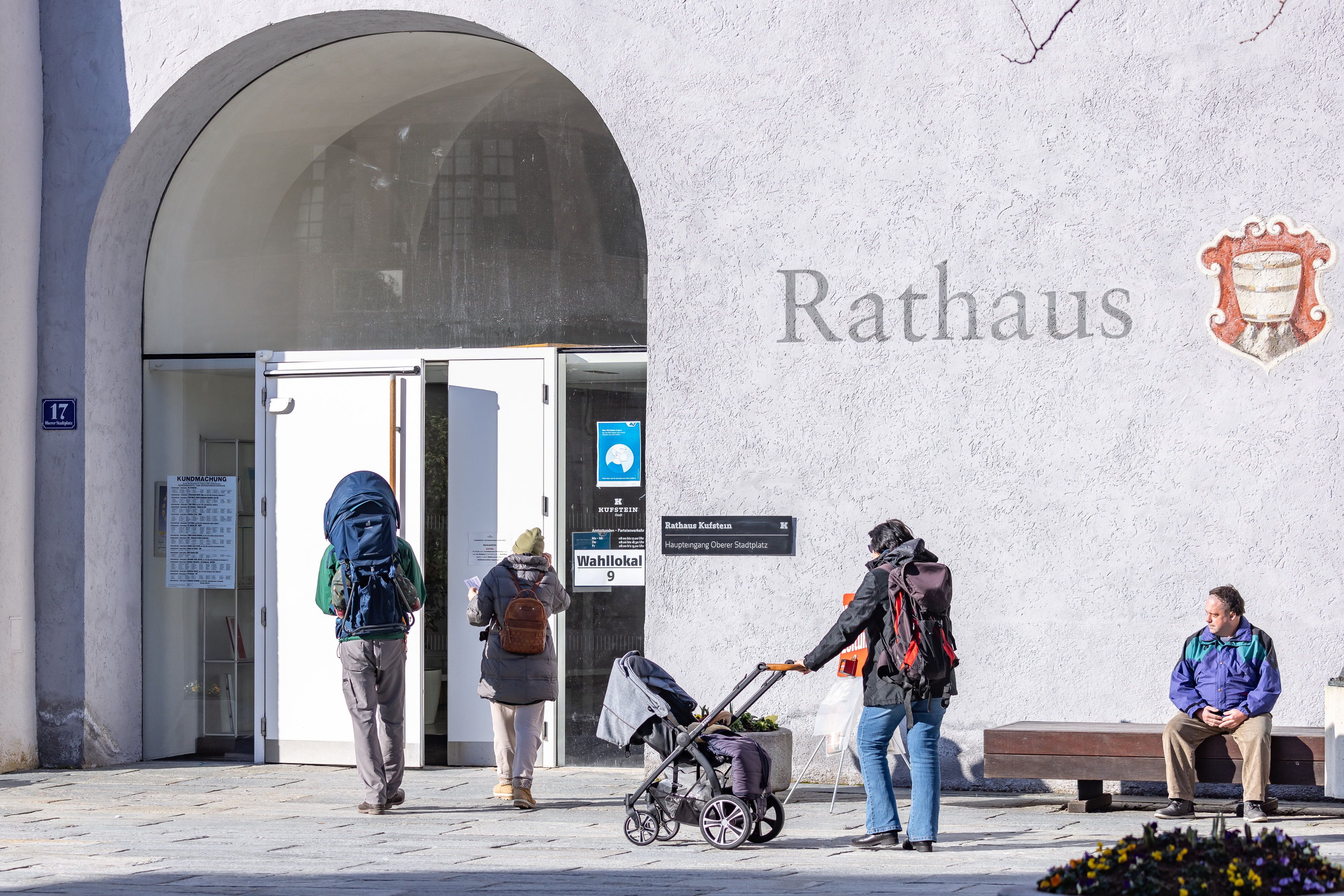Das Rathaus in Kufstein.