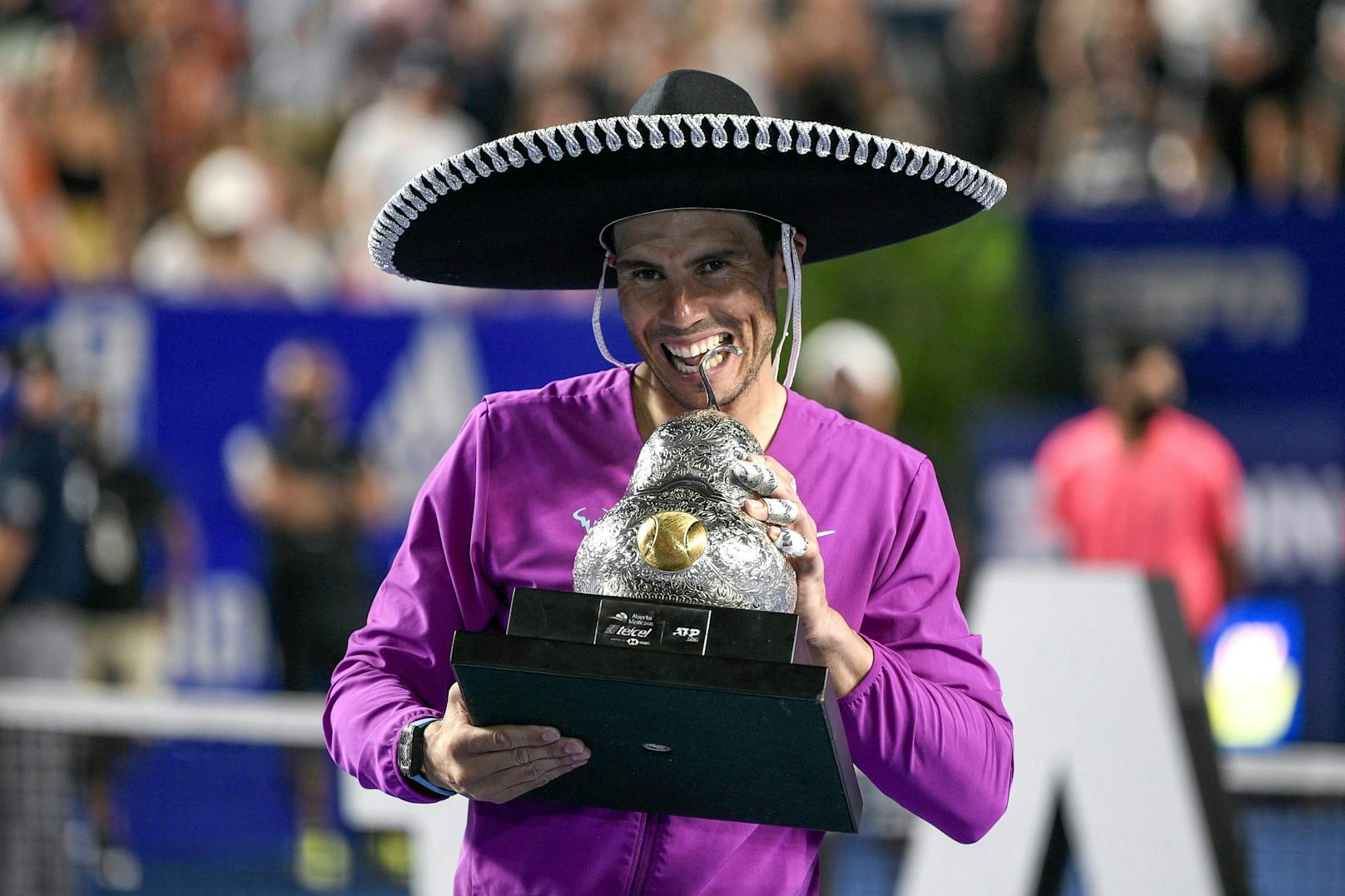 In Faschingslaune: Rafael Nadal als Mexikaner