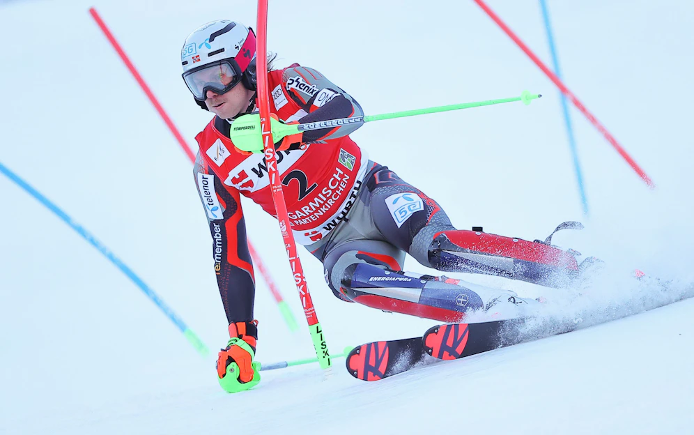 Henrik Kristoffersen gewann beide Garmisch-Torläufe.