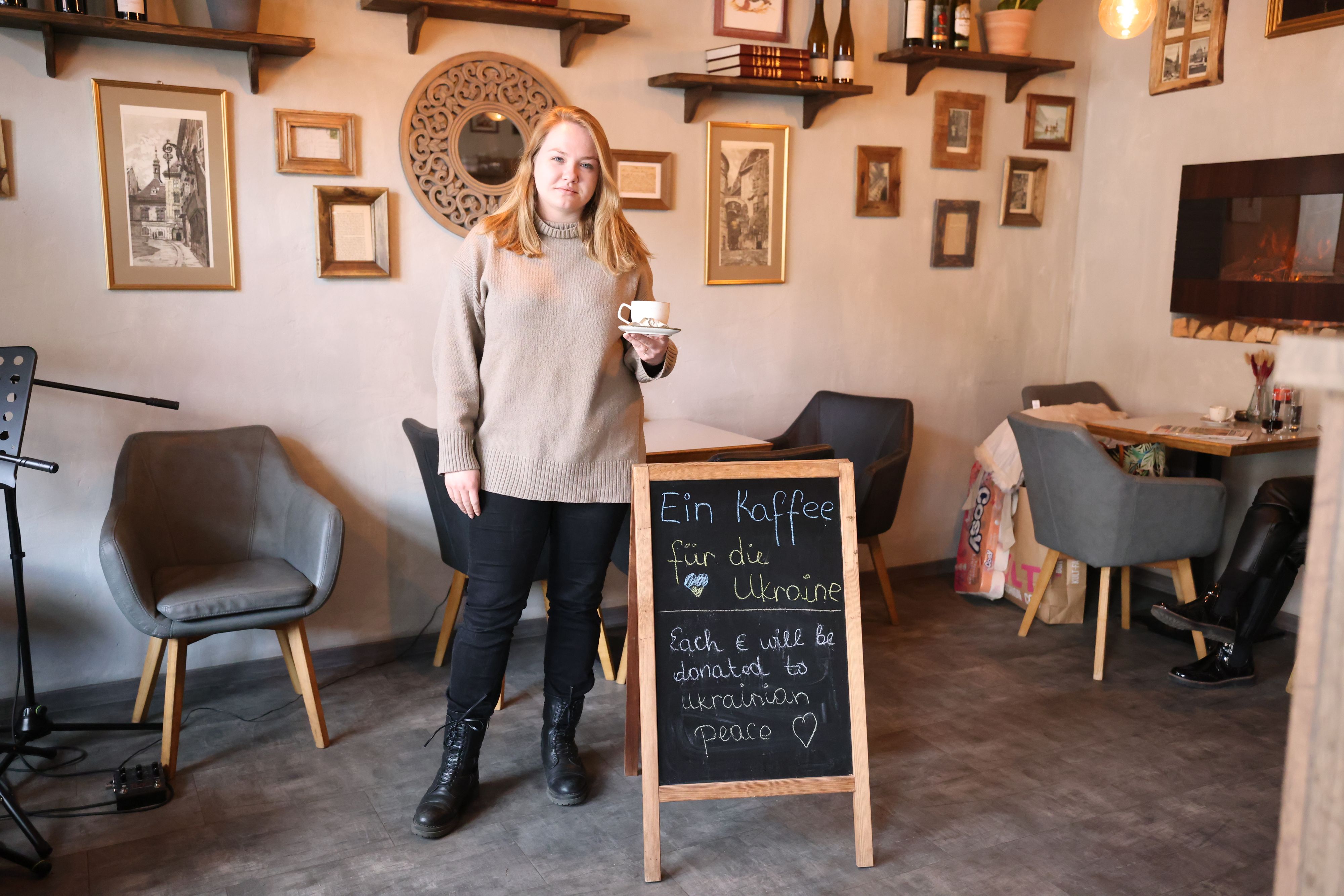Am Rennweg hat die Ukrainerin Anastasiya  Khimicheva ihr Café 