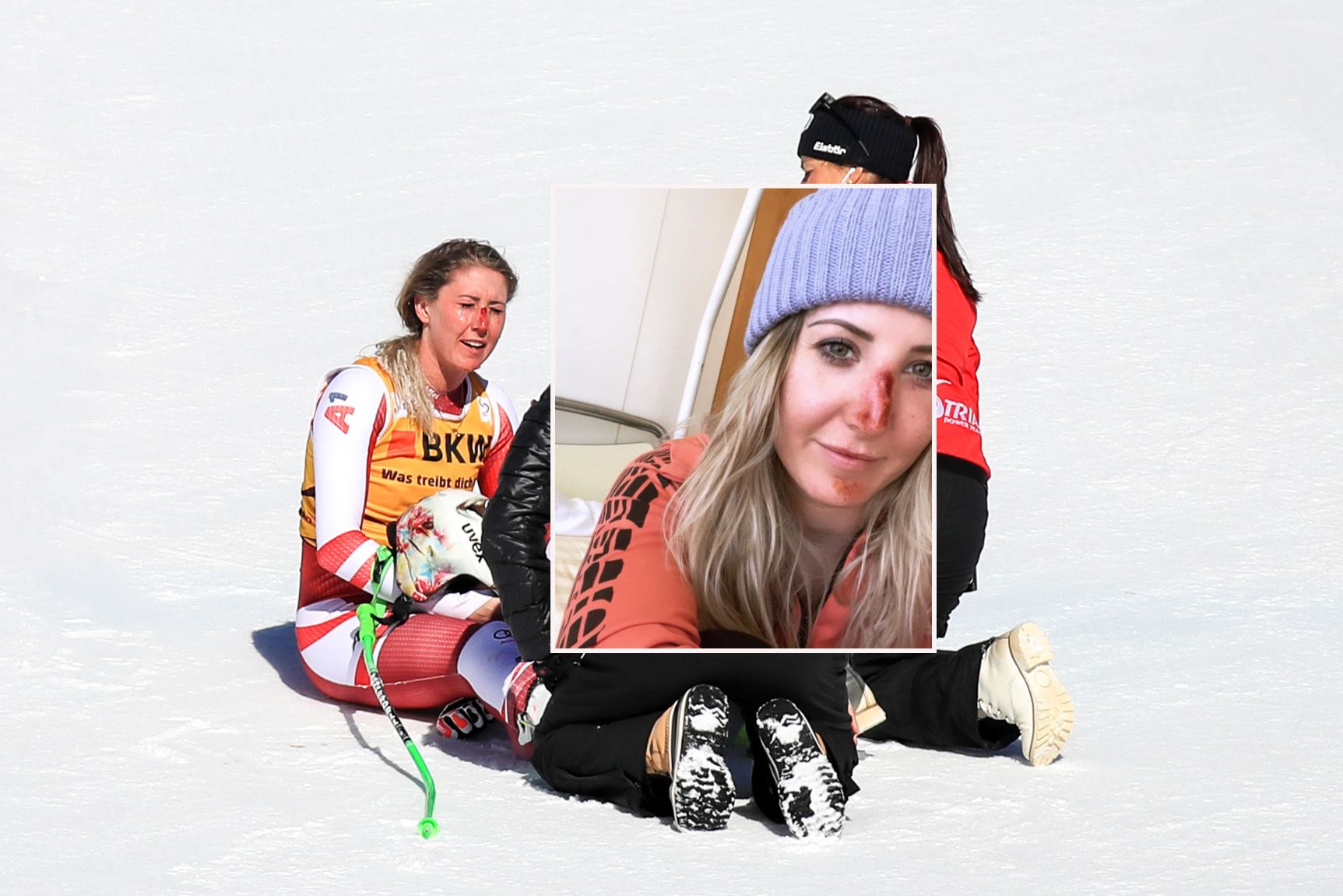 Conny Hütter erlitt eine Gehirnerschütterung.