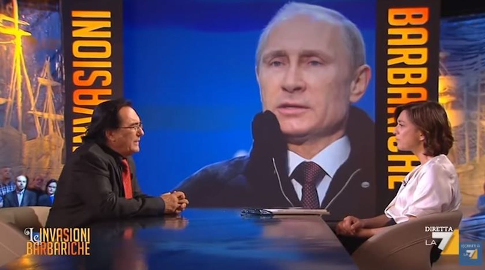 In einem TV-Interview mit dem italienischen Sender "La7" sagte <strong>Al Bano</strong> 2014 über Putin: "Niemand ist perfekt."