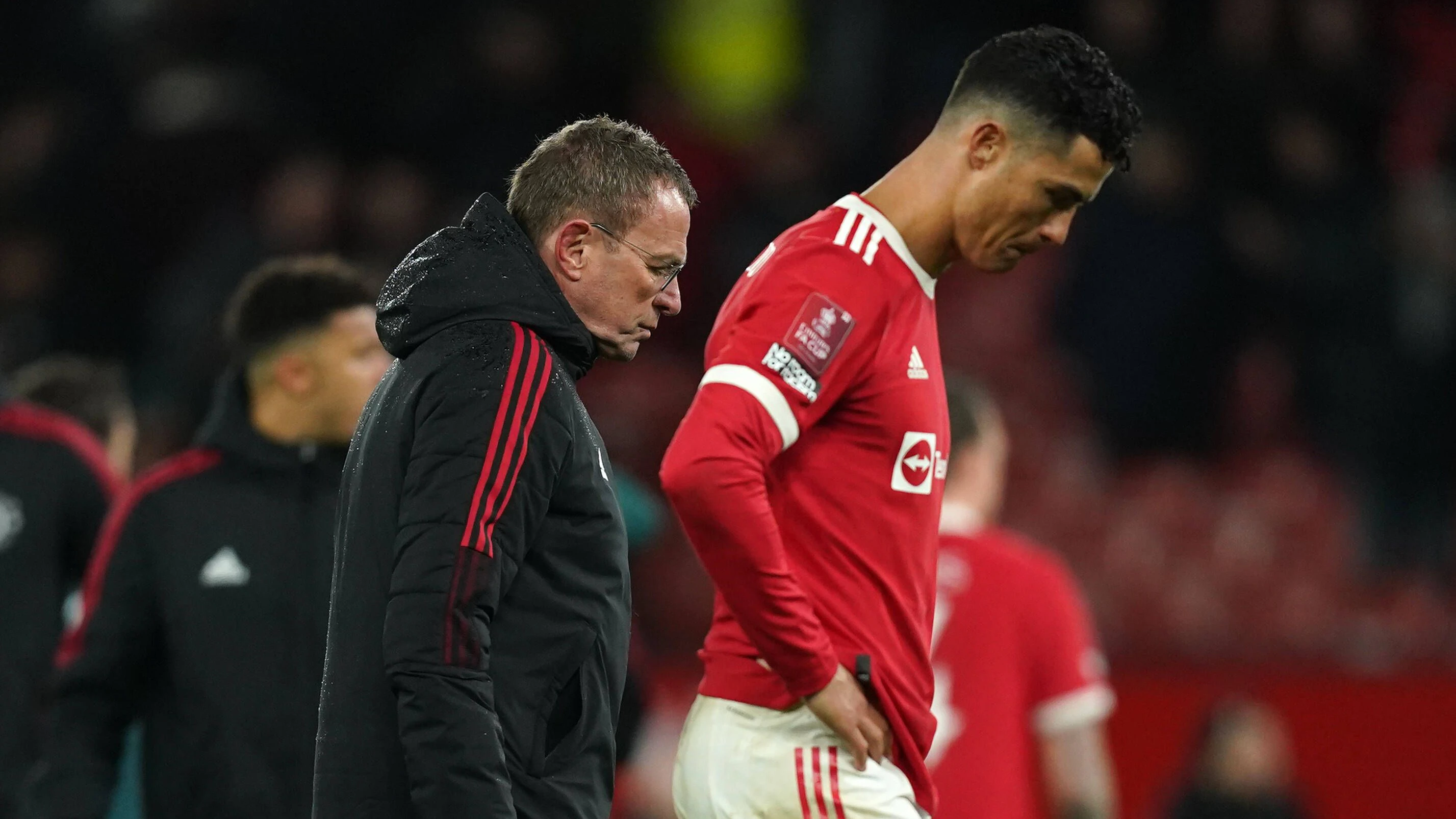 Noch kein Traumduo: Ralf Rangnick und Cristiano Ronaldo