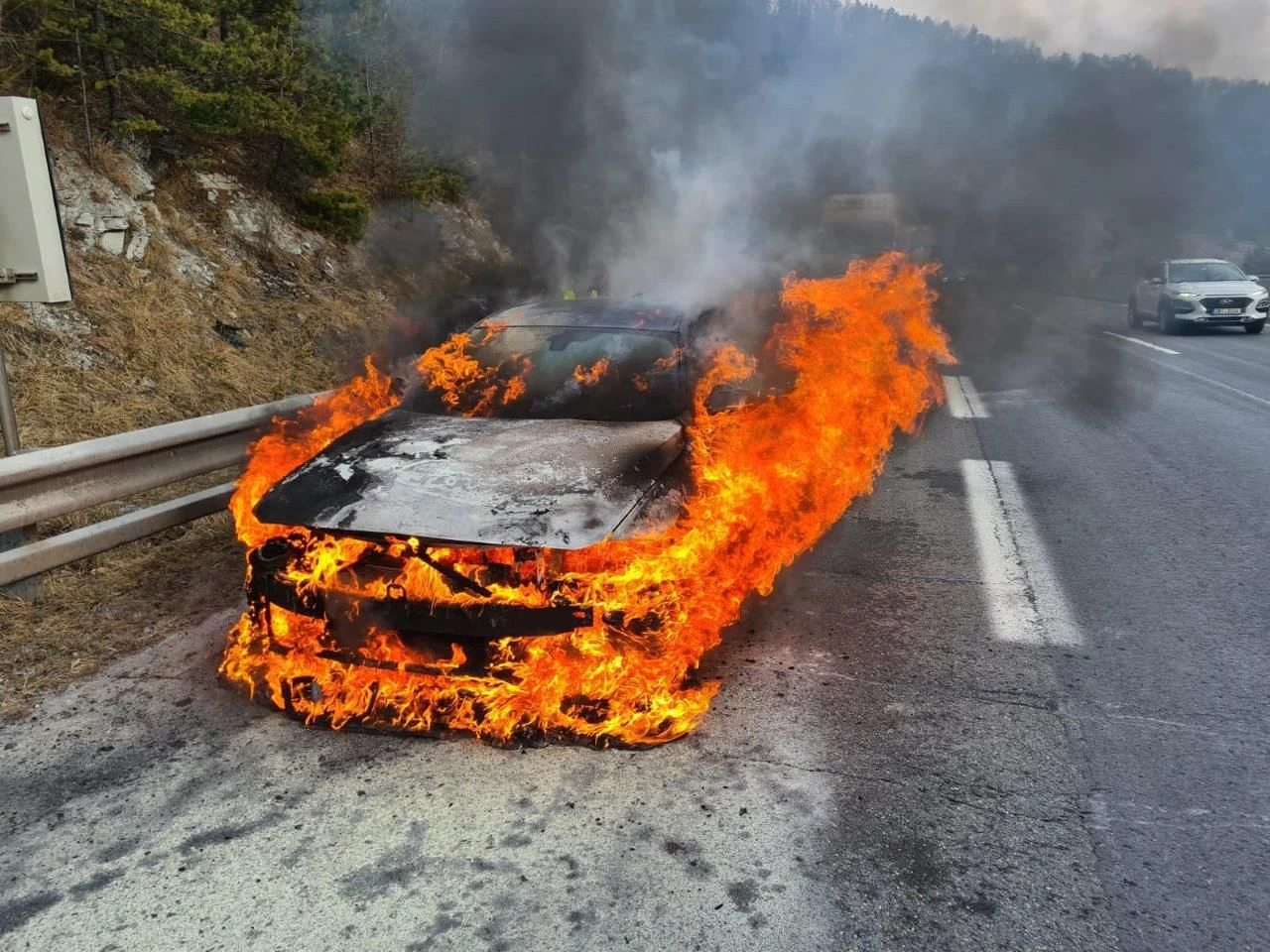 Die Einsatzkräfte hatten heute auf der S6 viel zu tun.