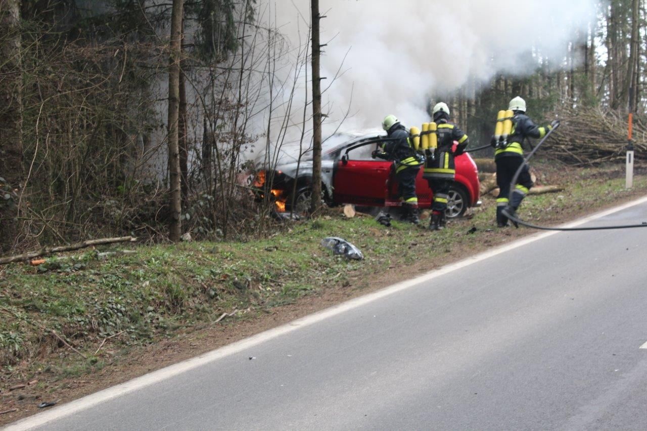 Der Lenker verlor die Kontrolle über sein Fahrzeug.