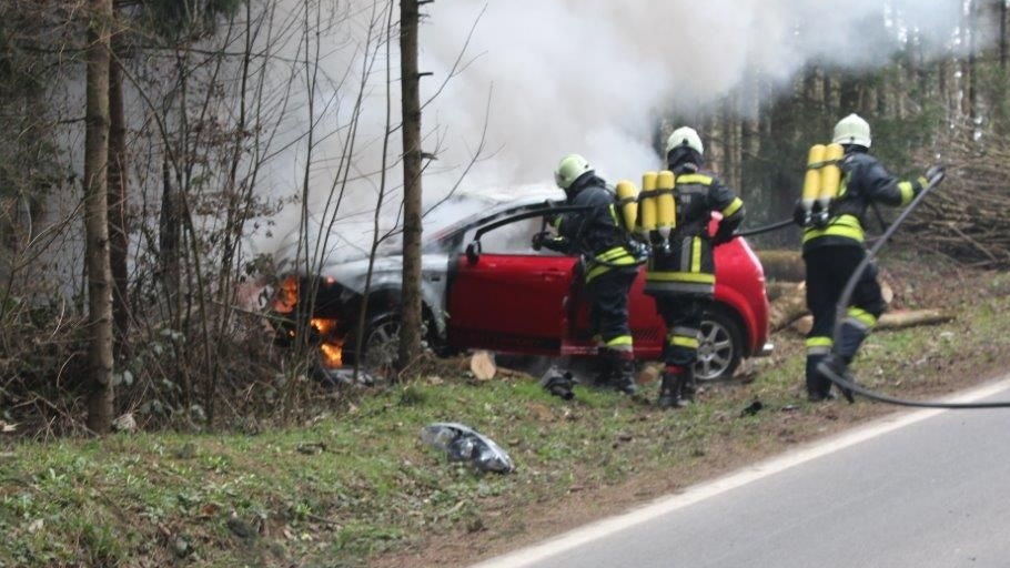 Der Lenker verlor die Kontrolle über sein Fahrzeug.
