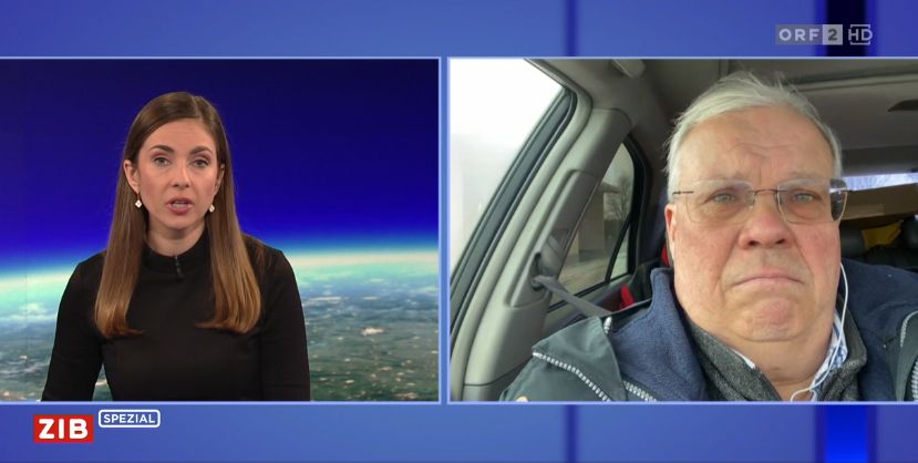 ORF-Korrespondent Christian Wehrschütz in der "ZIB Spezial"
