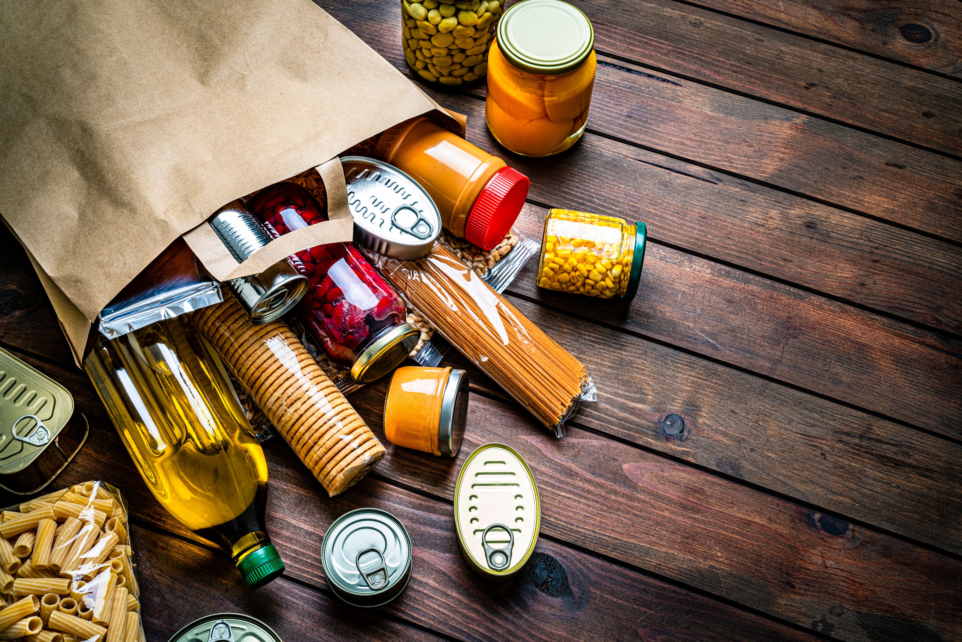 Länger haltbare Lebensmittel