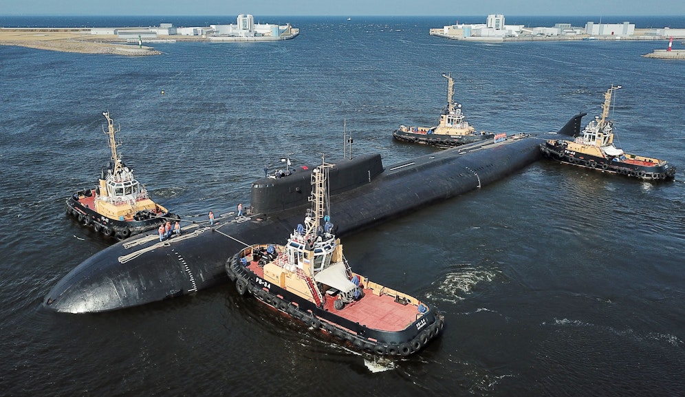 Russische Atom-U-Boote sind zu Manövern ausgelaufen.