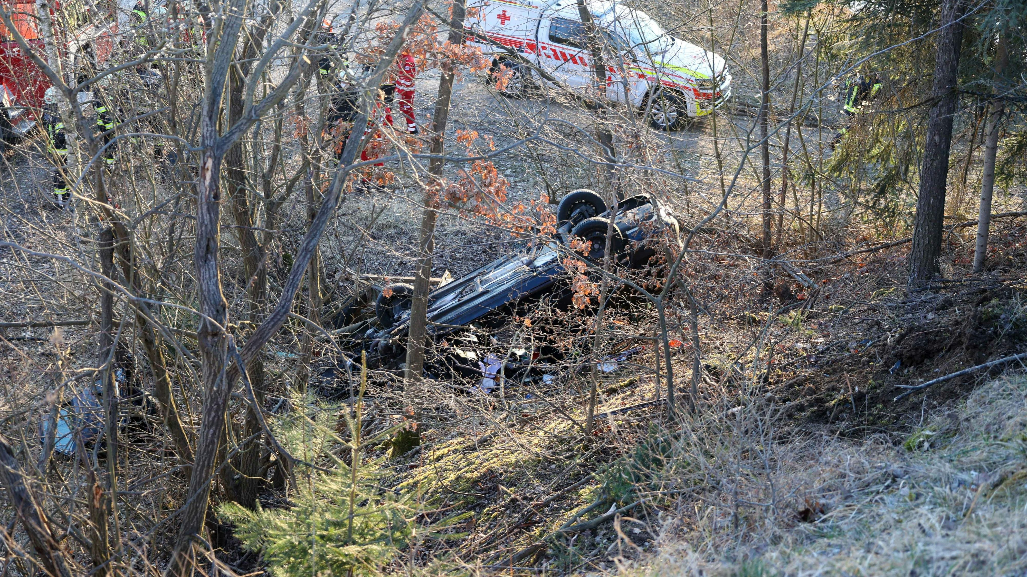 01.03.2022, Mining, AUT, VU mit Eingeklemmter Person, im Bild die Unfallstelle, Pressefoto Scharinger © 2022, PhotoCredit Daniel Scharinger