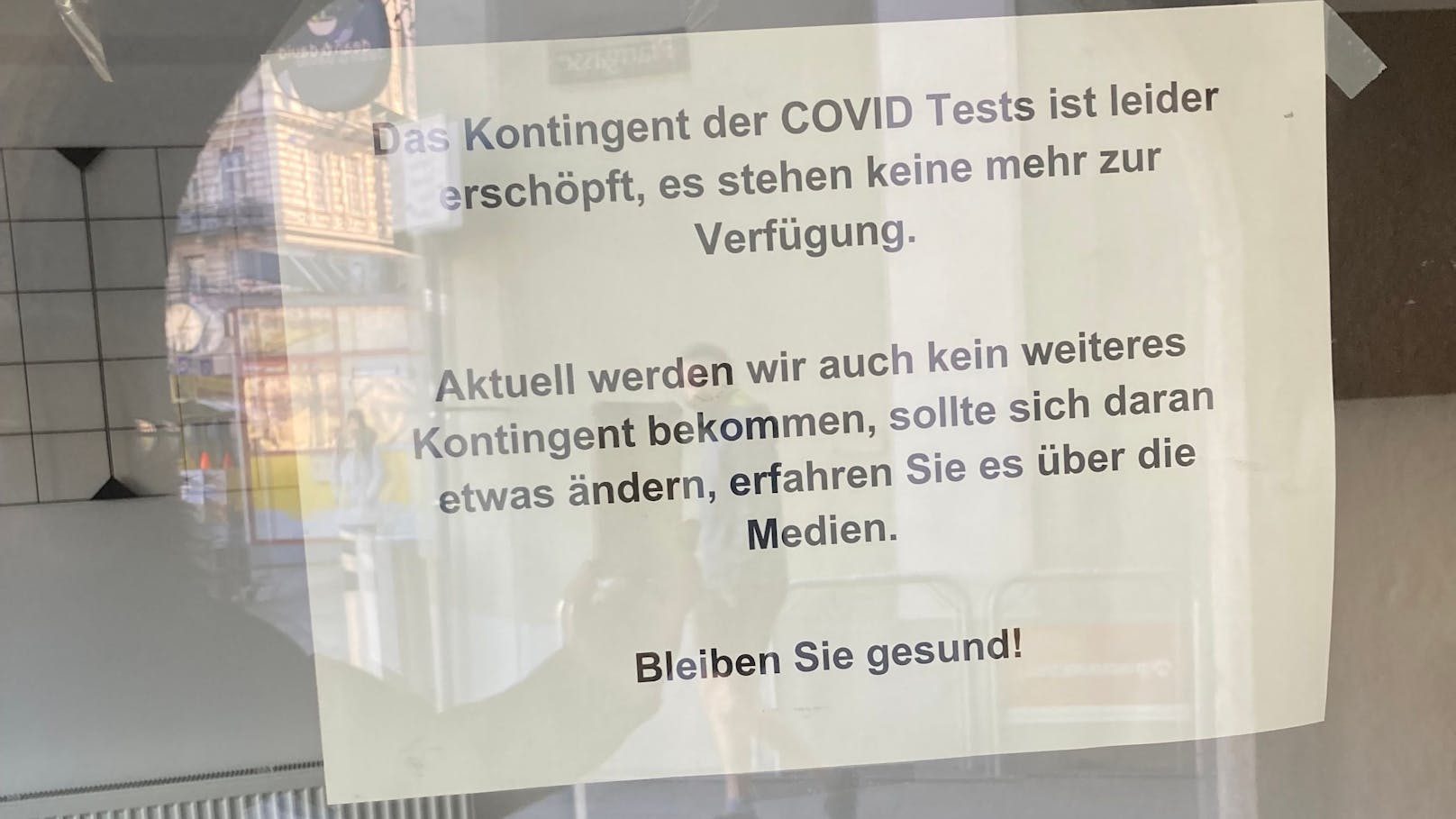 Nach einem Monat gibt es keine Gratis-Antigentest der Stadt mehr.