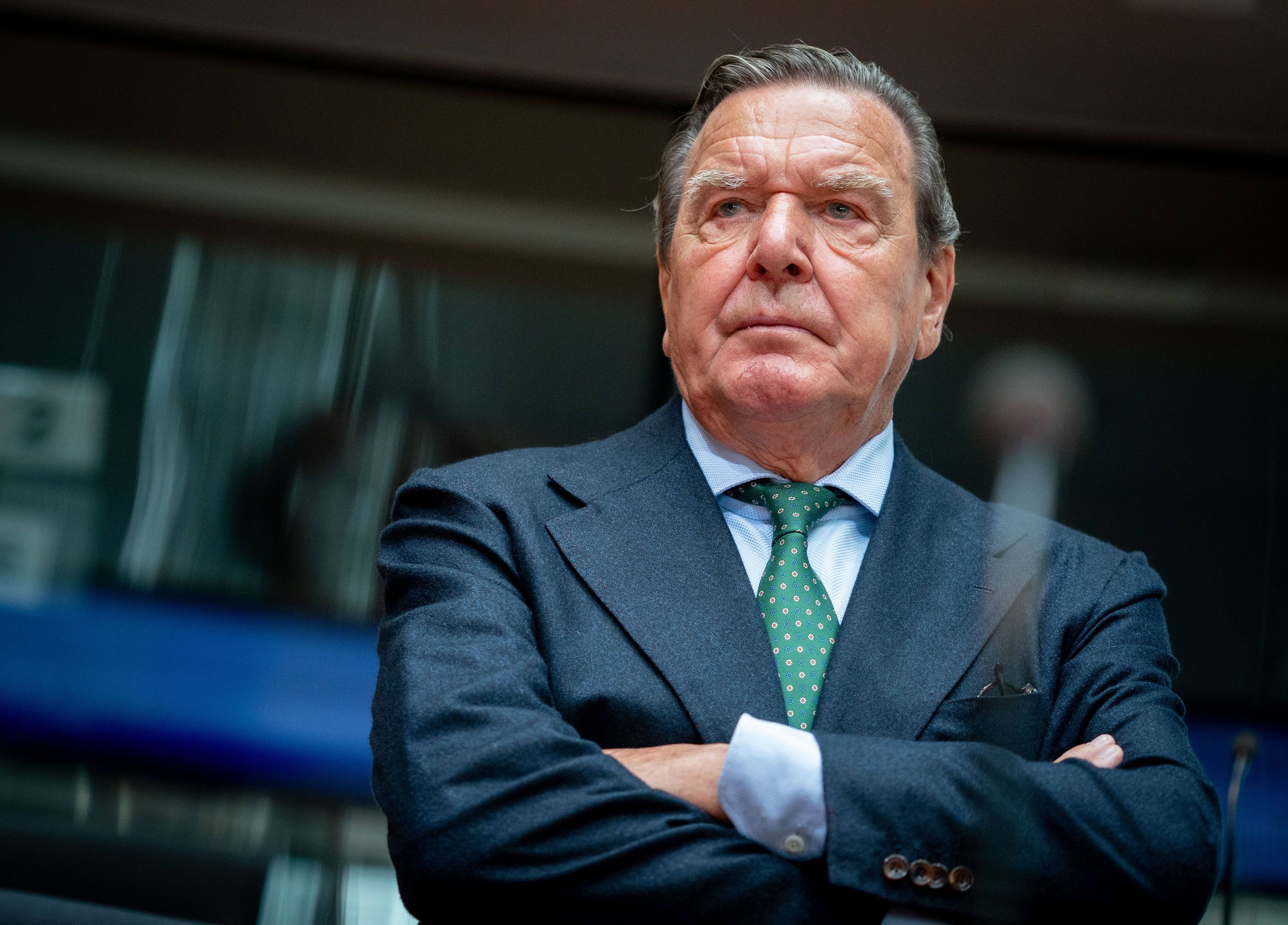 Gerhard Schröder, ehemaliger Bundeskanzler und jetziger Leiter im Verwaltungsrat Nord Stream 2.