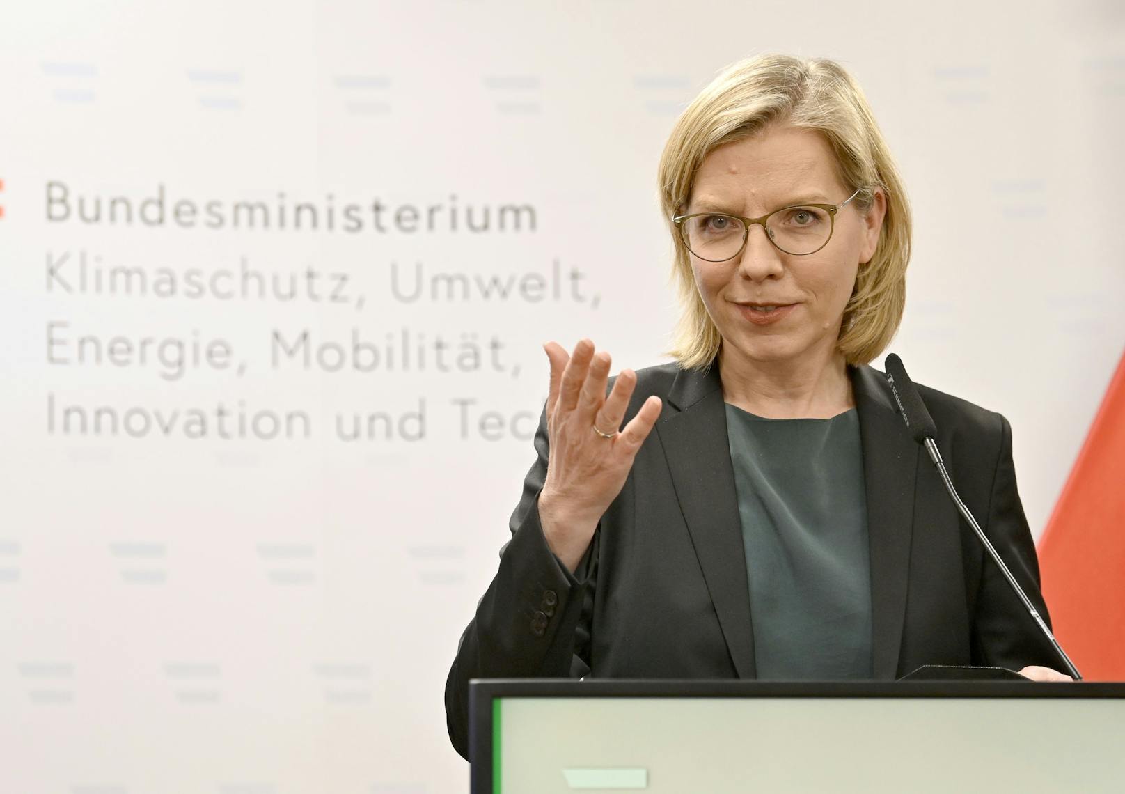 Klimaschutzministerin Leonore Gewessler (Grüne)&nbsp;