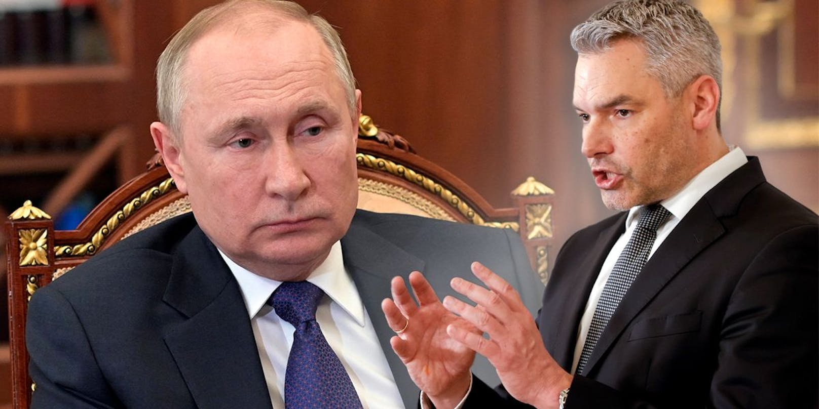 Ukraine-Krieg: Nehammer stellt Forderungen an Putin, Russland reagiert mit scharfer Kritik.