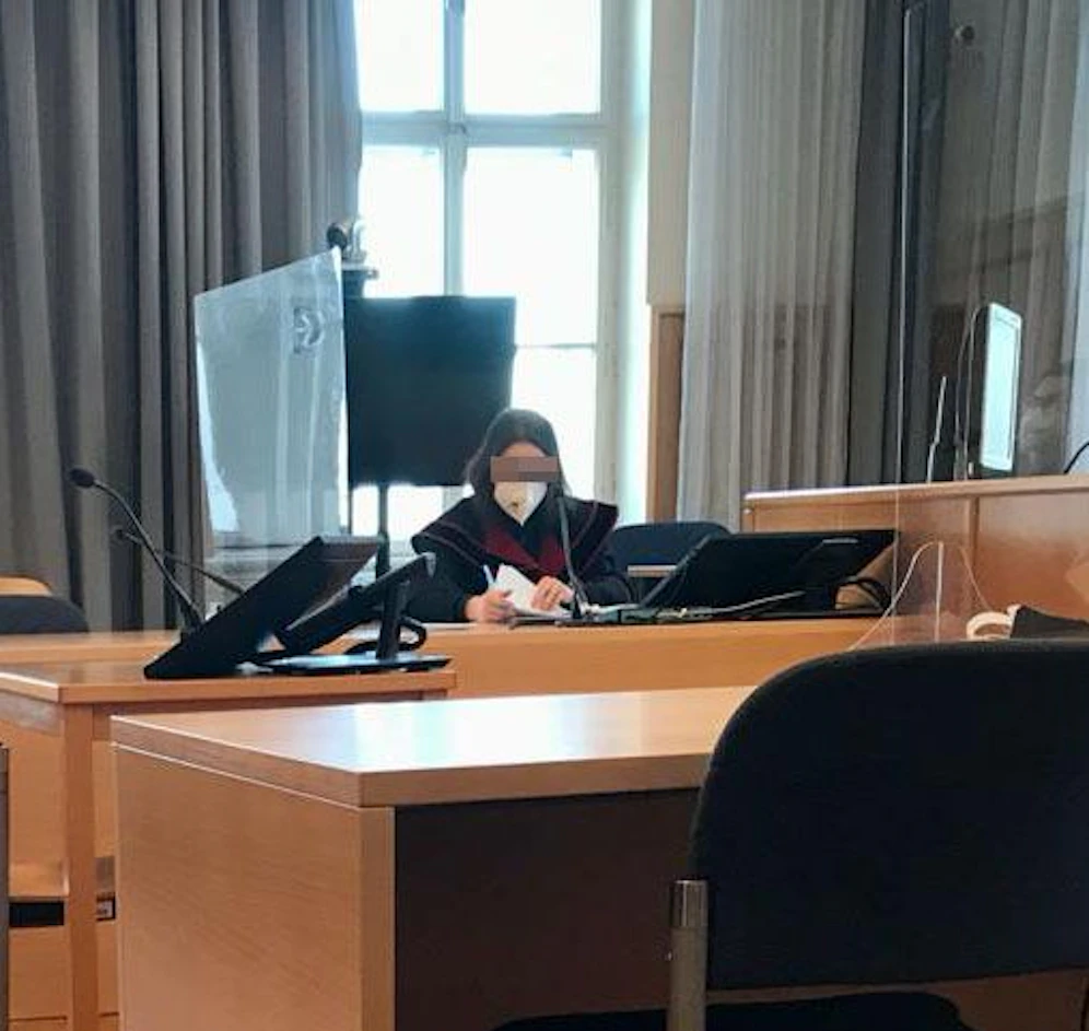 Die Richterin bei der Verhandlung: Der Angeklagte erschien nicht.