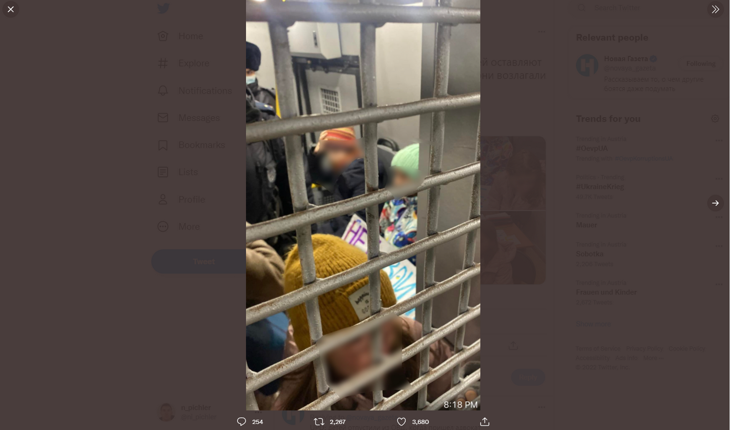 Fotos der russischen Tageszeitung 