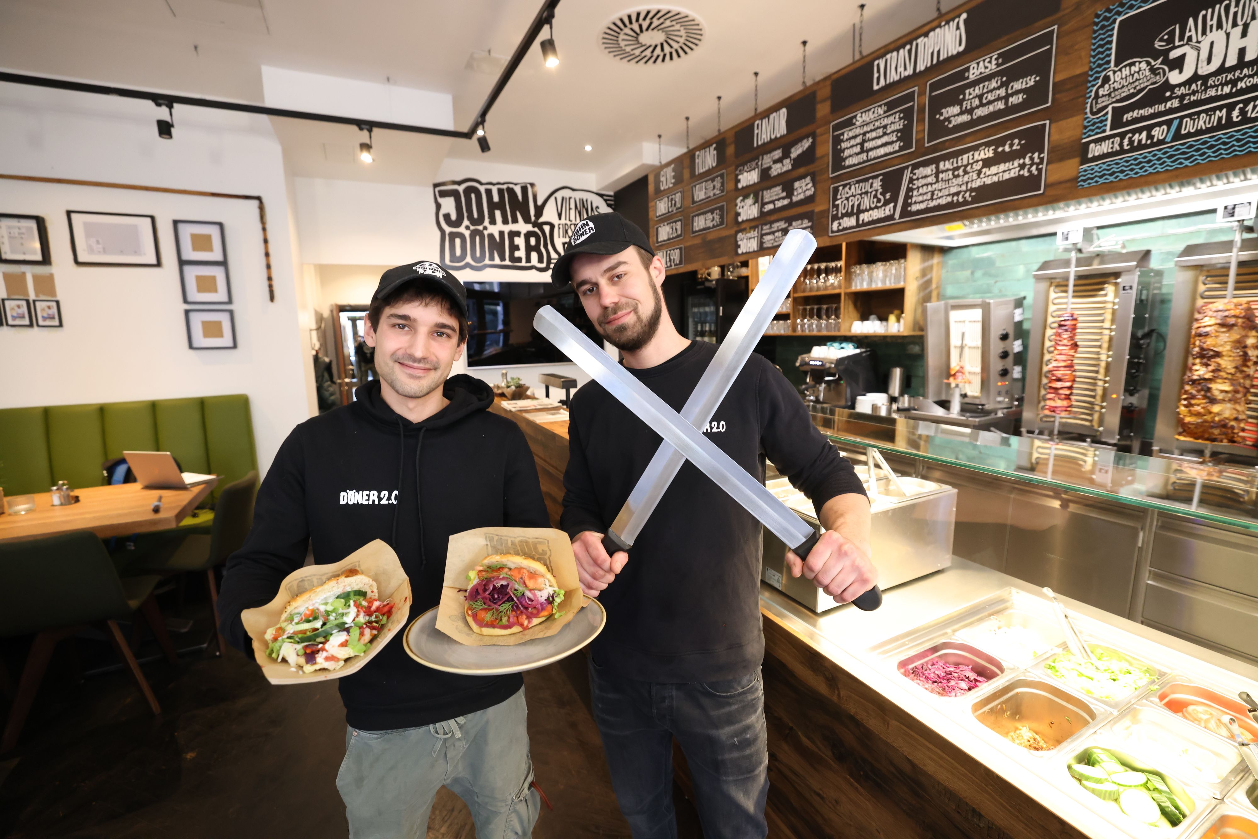 Bei John Döner in der Wiener City gibt es Döner 2.0