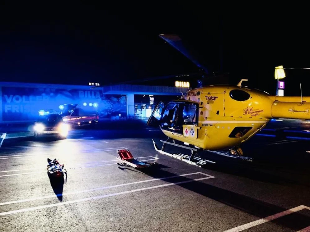 Der Rettungshubschrauber im Einsatz