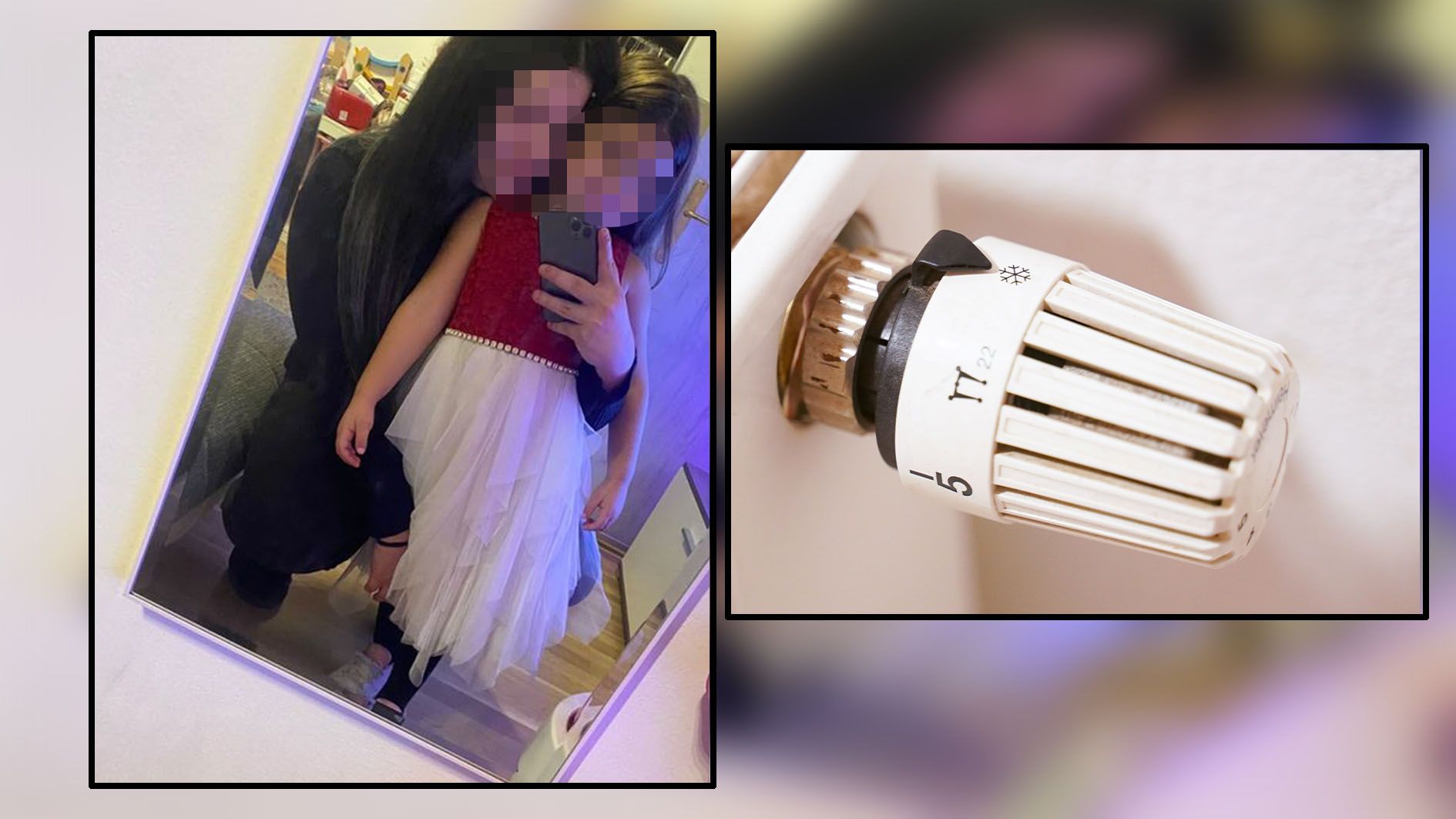 Die 25-Jährige friert mit ihrer fünfjährigen Tochter 