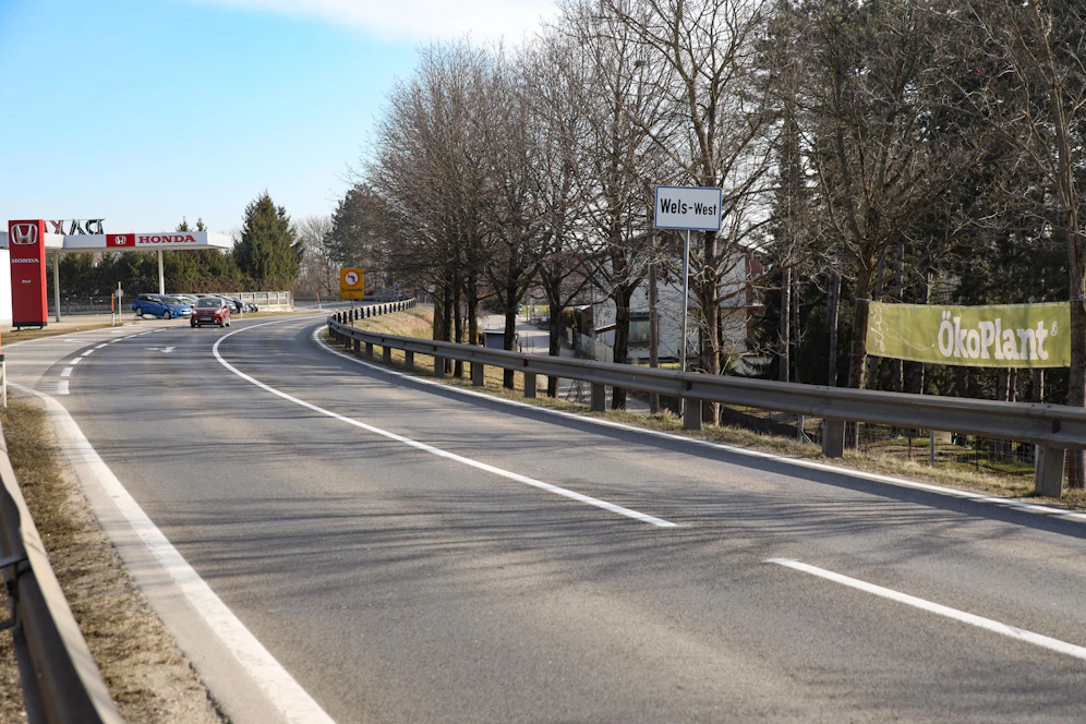 Die Welserin war auf der Salzburger Straße unterwegs