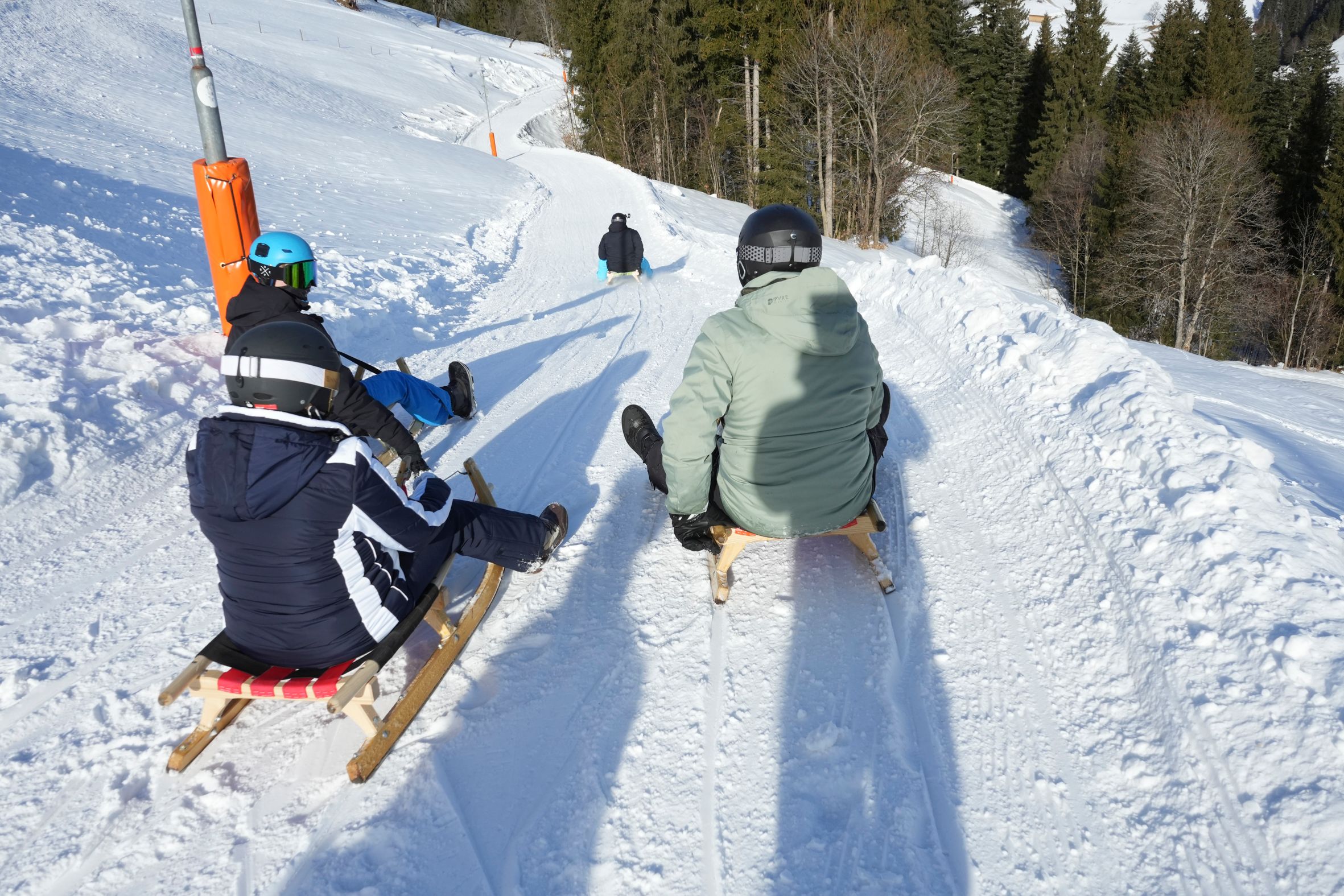 Am Mittwoch verletzten sich im Skigebiet Gaislachkogel gleich zwei Rodelfahrer. (Symbolbild)