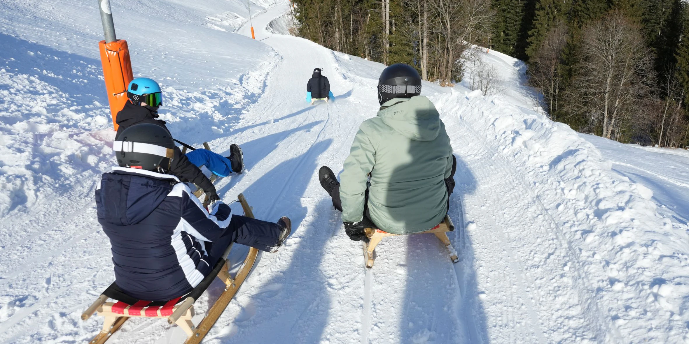 Am Mittwoch verletzten sich im Skigebiet Gaislachkogel gleich zwei Rodelfahrer. (Symbolbild)
