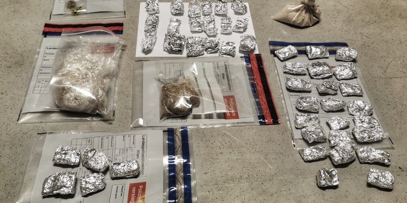 Die Polizei nahm am Dienstag in Wien Simmering zwei Heroin-Dealer fest.