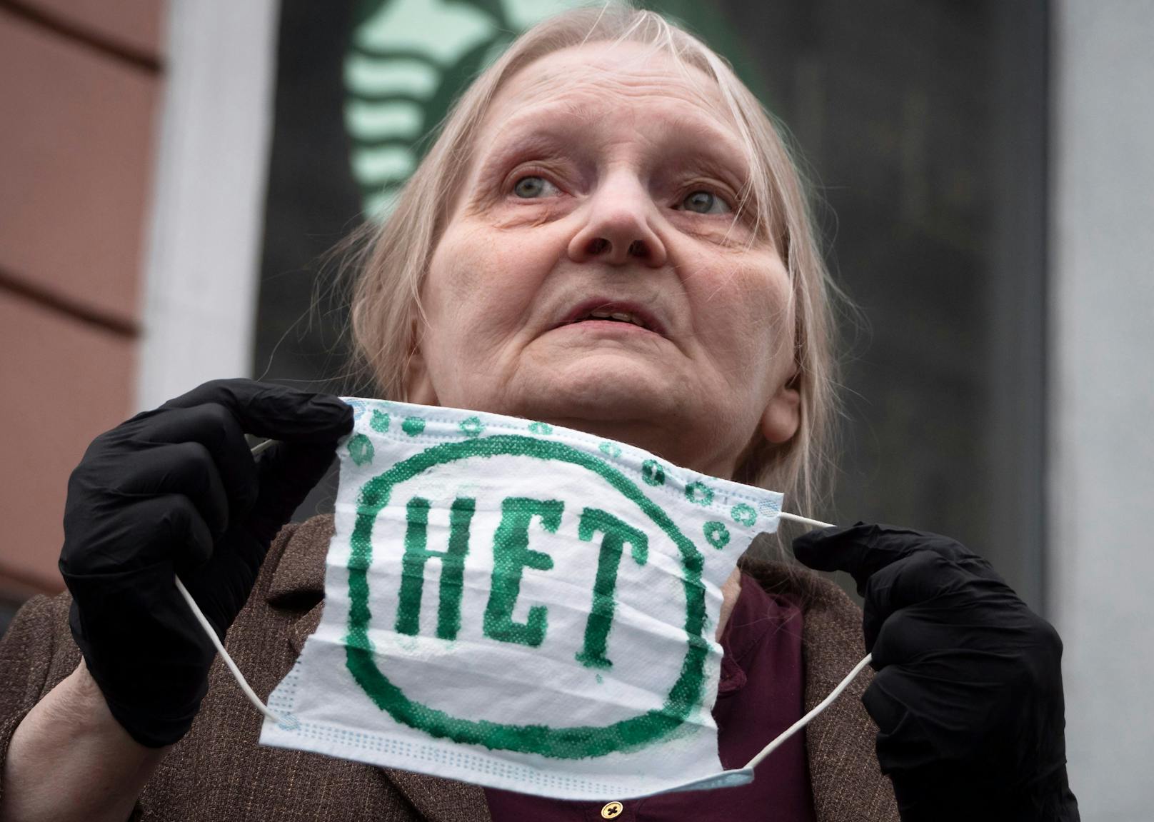 77-jährige Aktivistin bei Demo in Russland festgenommen