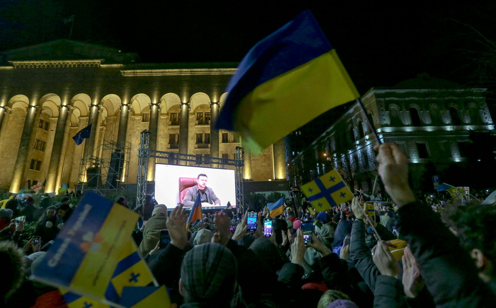 Warnung vor Putin: "Wenn Ukraine fällt, fällt auch Europa"