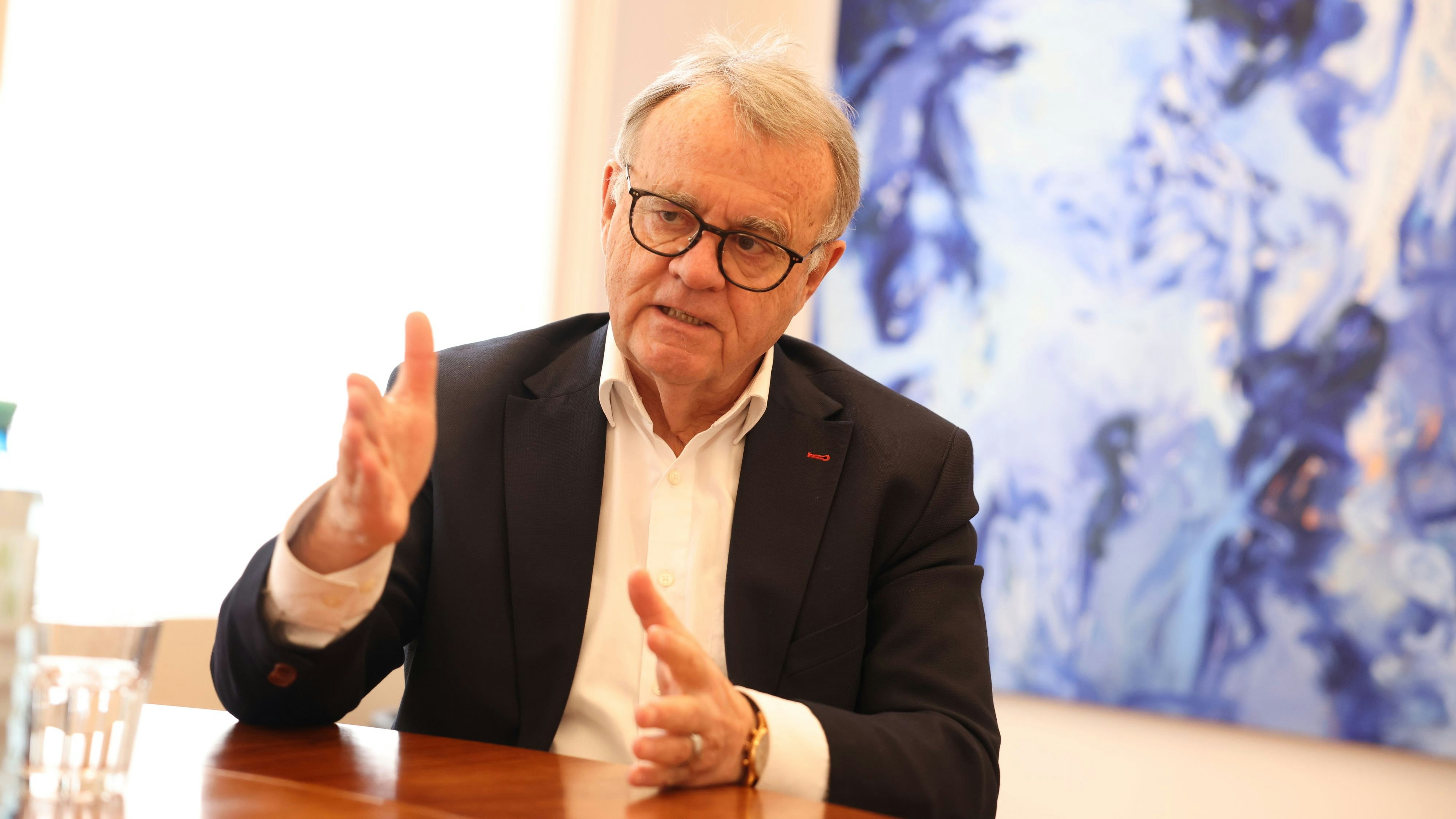 Hans Niessl im Gespräch mit Clemens Oistric