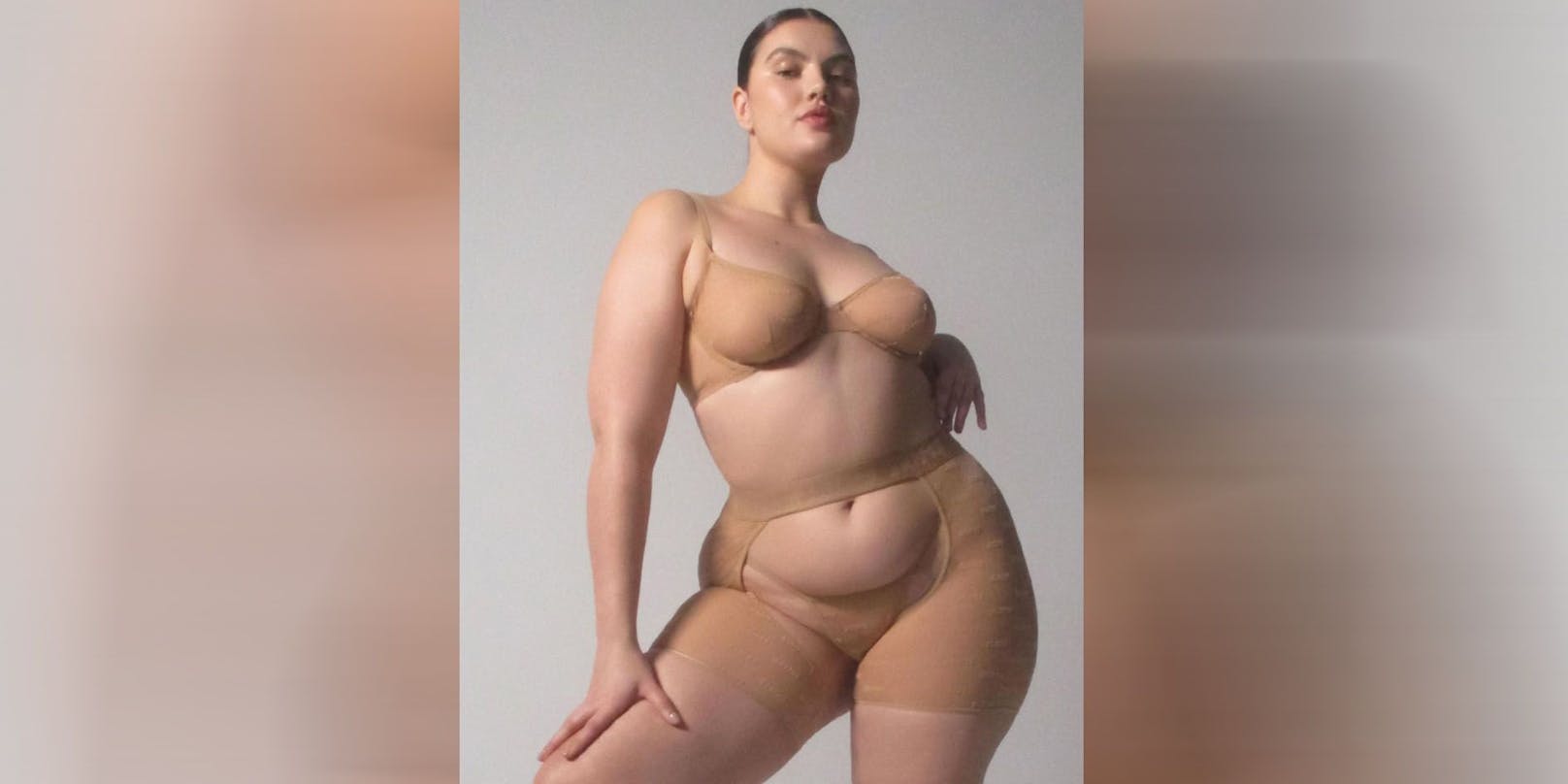 Die neue Unterwäschekollektion von Kim Kardashian umfasst Shorts, die vorne und hinten offen sind.
